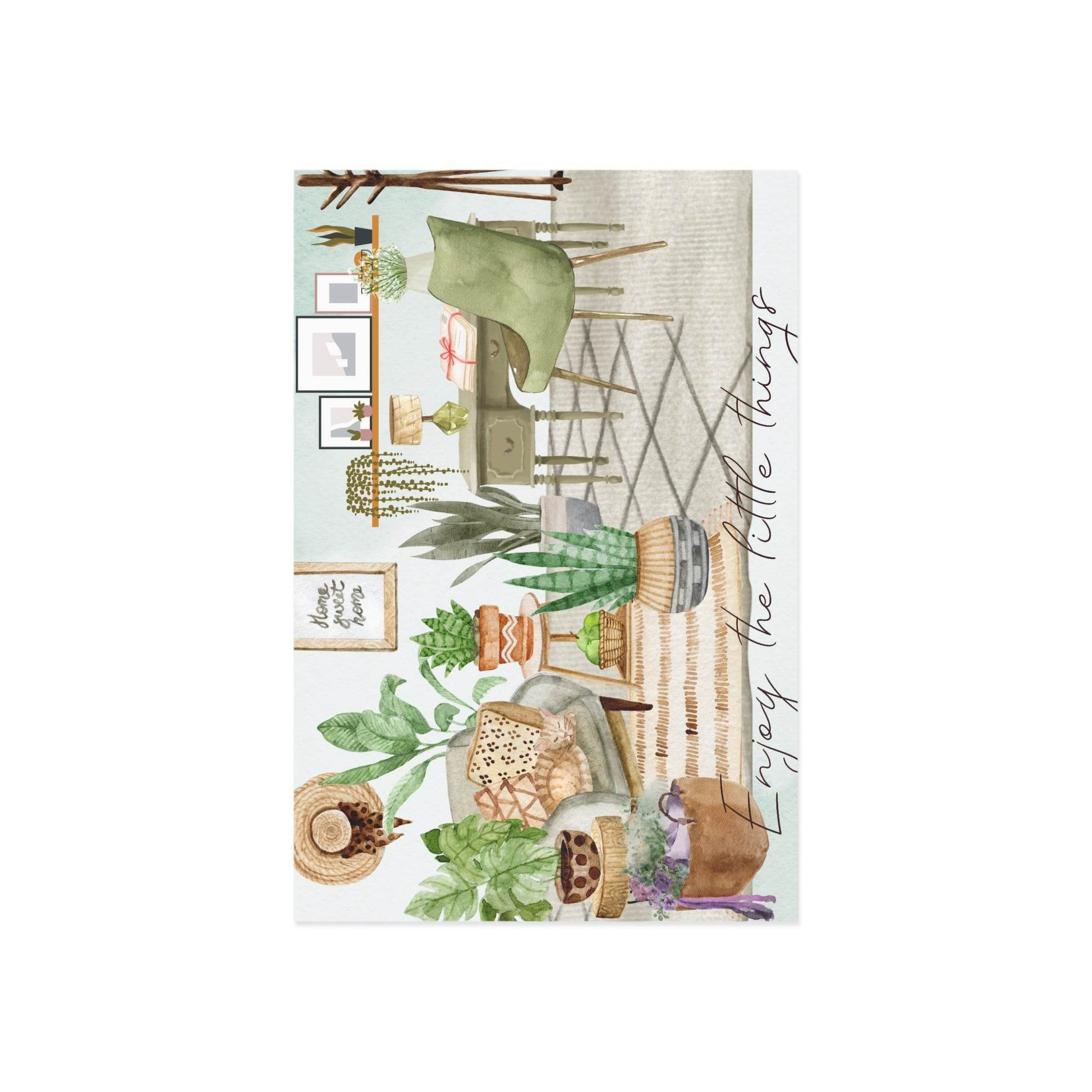 The Dreamer's Bookshop "Plant Lover" Enjoy the Little Things Card - The Dreamer's Bookshop.