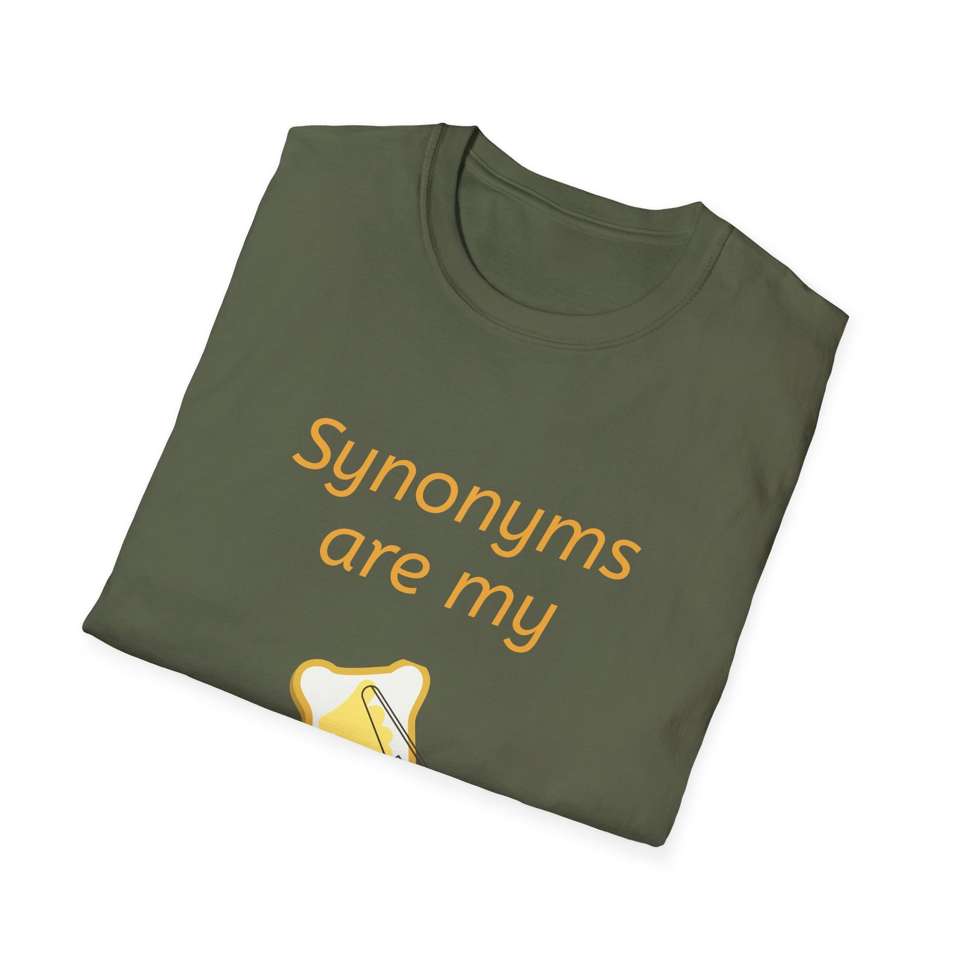 "Synonyms Are My Jam" Unisex Softstyle T-Shirt - Wordsmiths - The Dreamer's Bookshop.