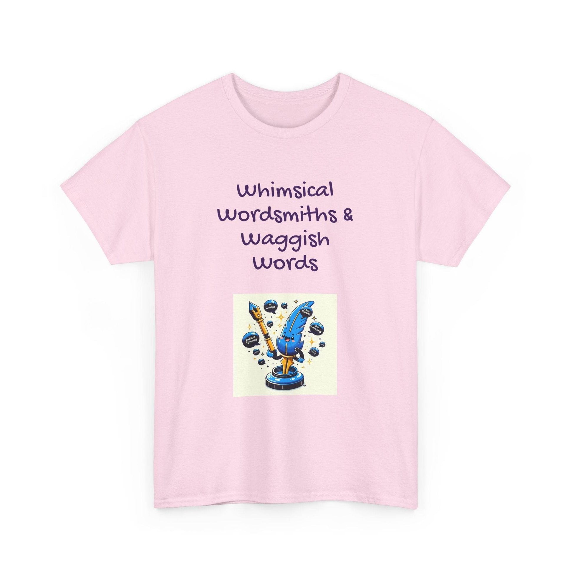 Whimsical Words Unisex Cotton Tee - Fun Graphic T-Shirt for Word Lovers - The Dreamer's Bookshop.