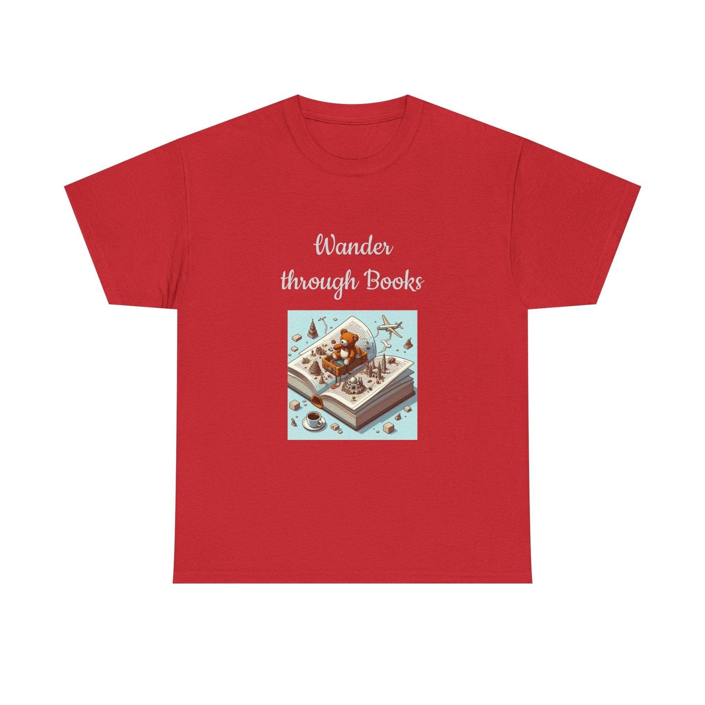 Wander - Unisex Heavy Cotton Tee for Book Lovers - The Dreamer's Bookshop.