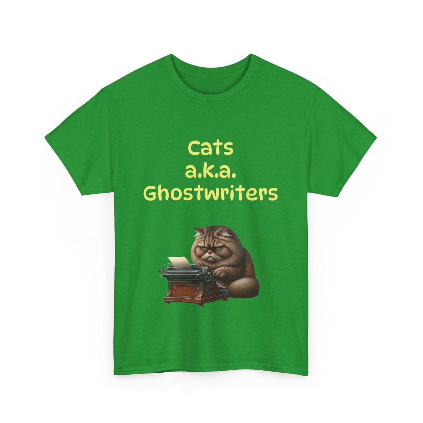Cats Ghostwriters - A Unisex Heavy Cotton Tee - Perfect for Book Lovers - The Dreamer's Bookshop.