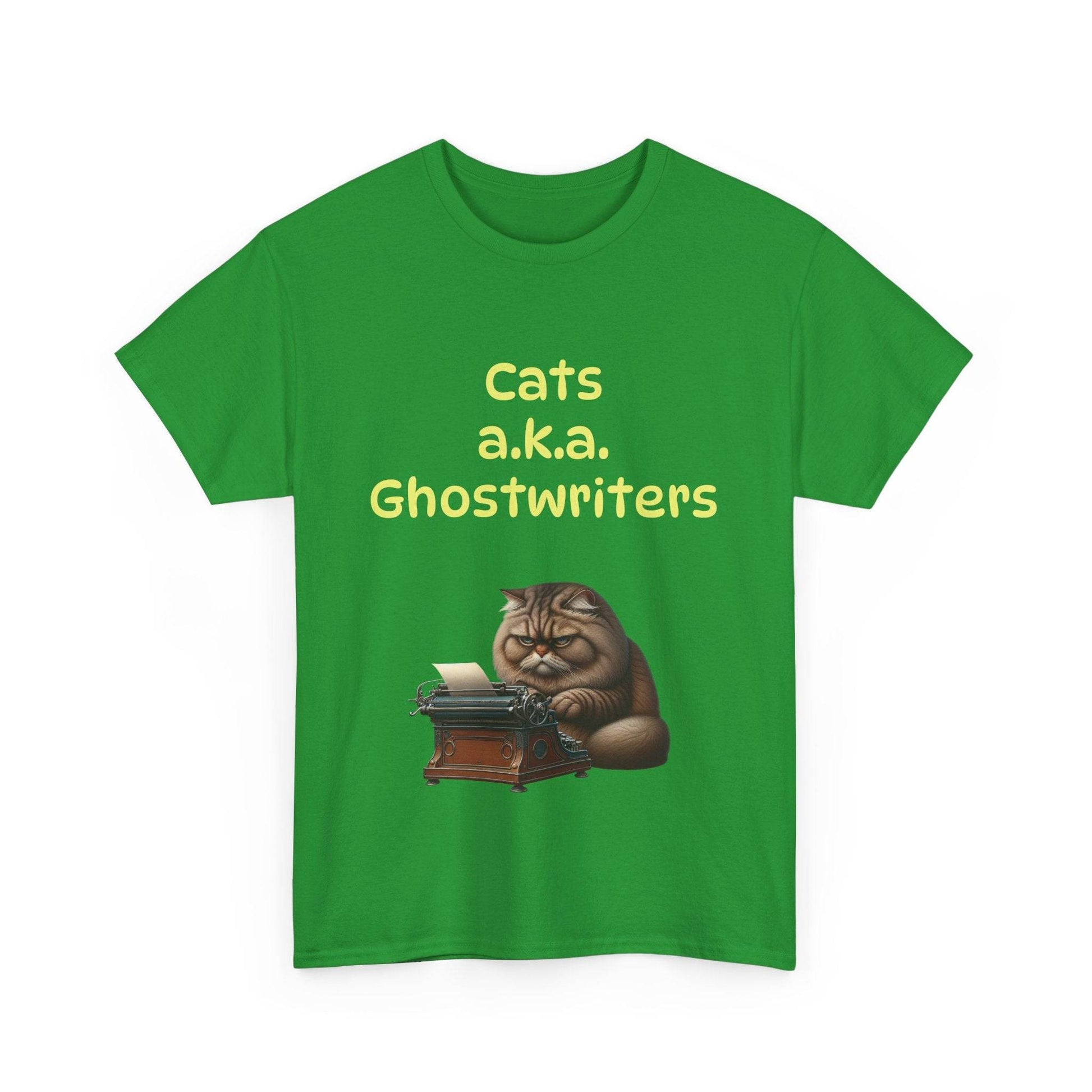 Cats Ghostwriters - A Unisex Heavy Cotton Tee - Perfect for Book Lovers - The Dreamer's Bookshop.