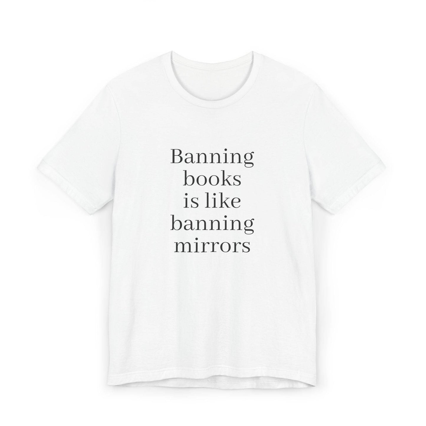 Unisex Jersey T-Shirt - Banning Books Vibe - The Dreamer's Bookshop.