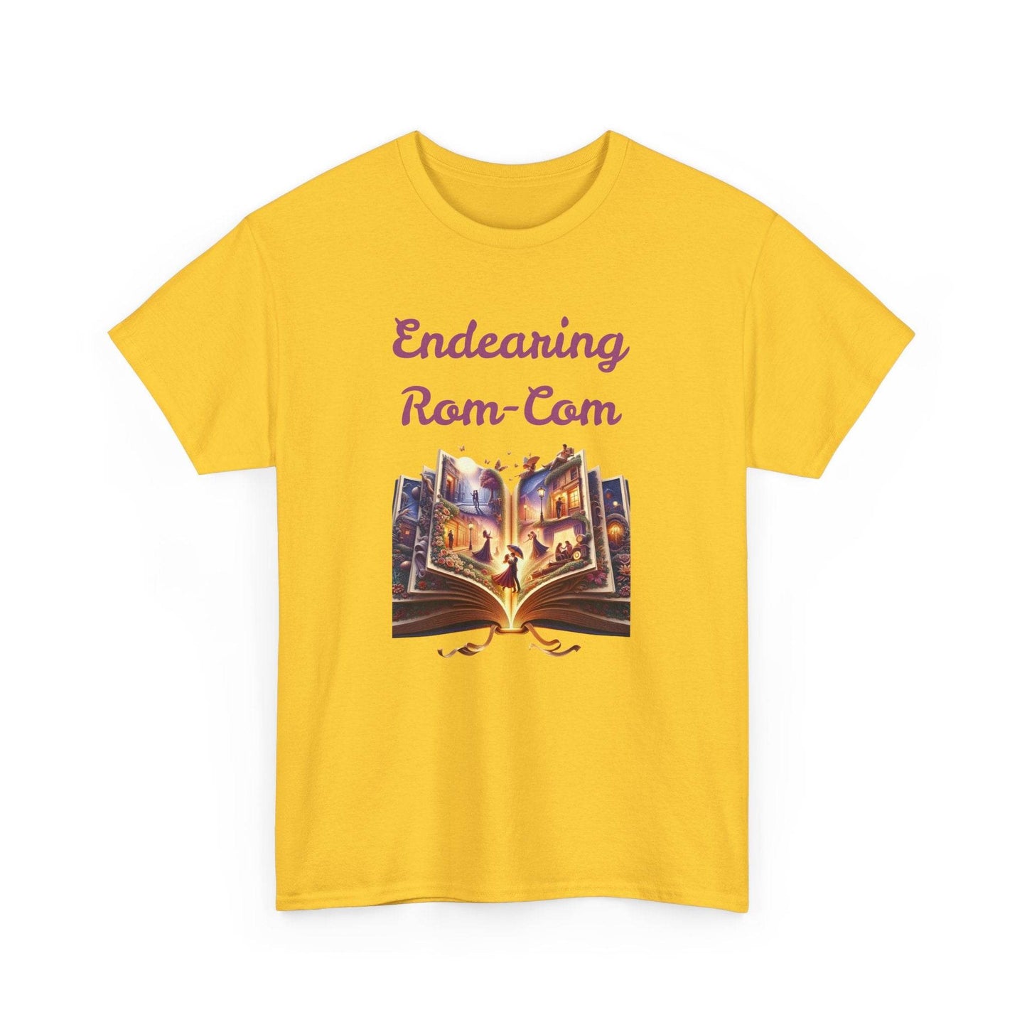 Endearing - Graphic Tee - Unisex Heavy Cotton T-Shirt Rom-Com Books - The Dreamer's Bookshop.