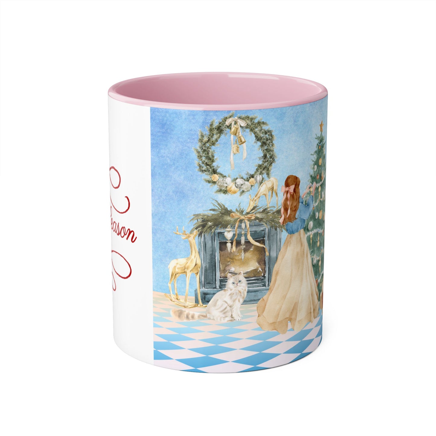 Christmas Tree Decoration Coffee Mug - 11oz Cup tis the Season