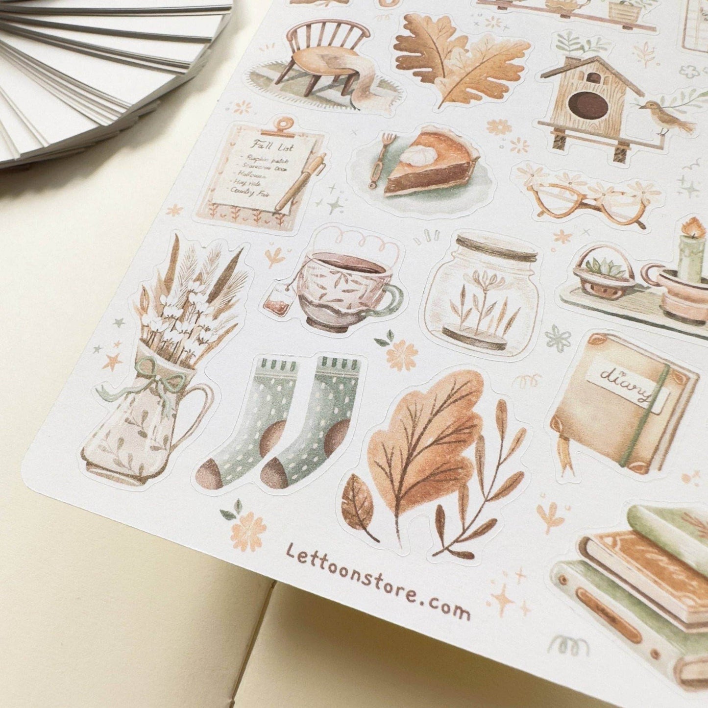 LETTOOn - Stickervel - Magical Cosy Fall - The Dreamer's Bookshop.