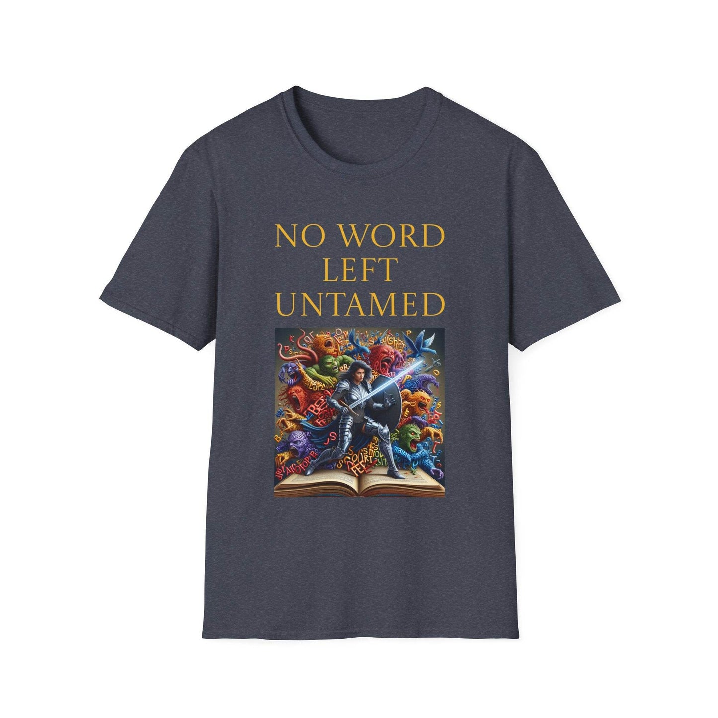 Unisex Softstyle T-Shirt - 'No Word' - The Dreamer's Bookshop.