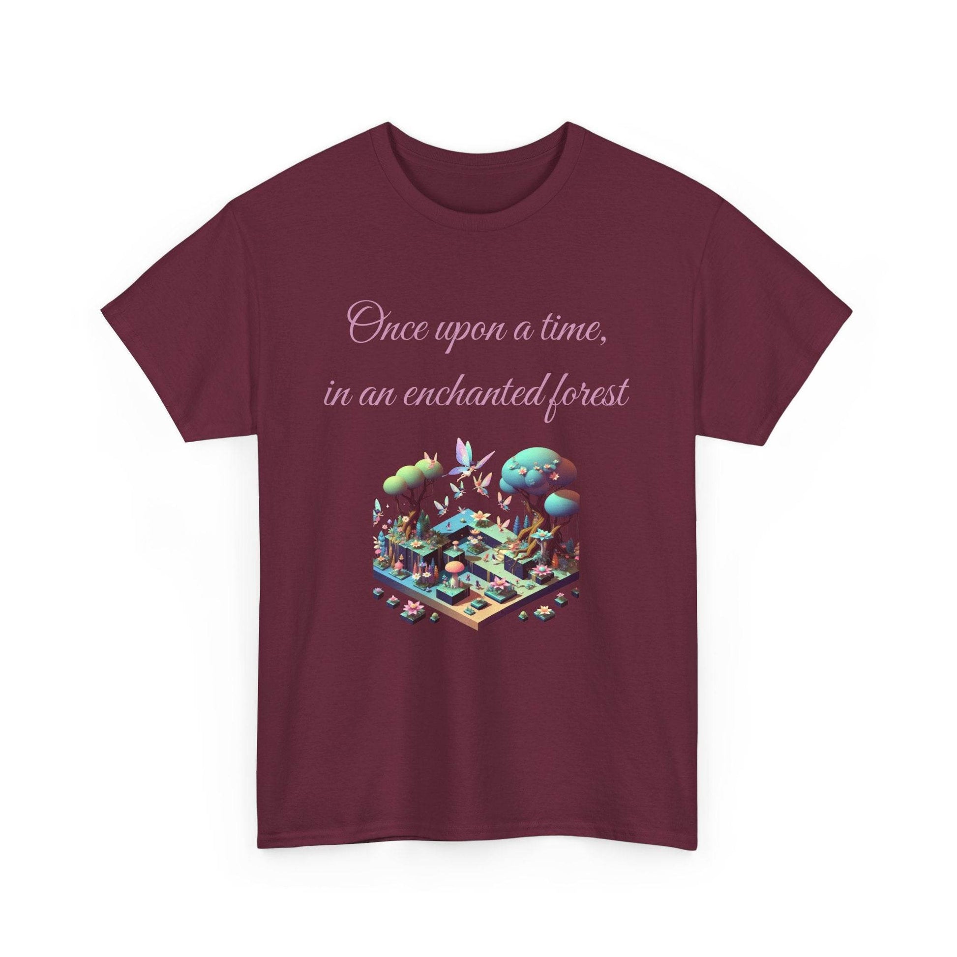 Enchanted Forest - A Unisex Heavy Cotton Tee - Perfect Gift for Book Lovers - The Dreamer's Bookshop.