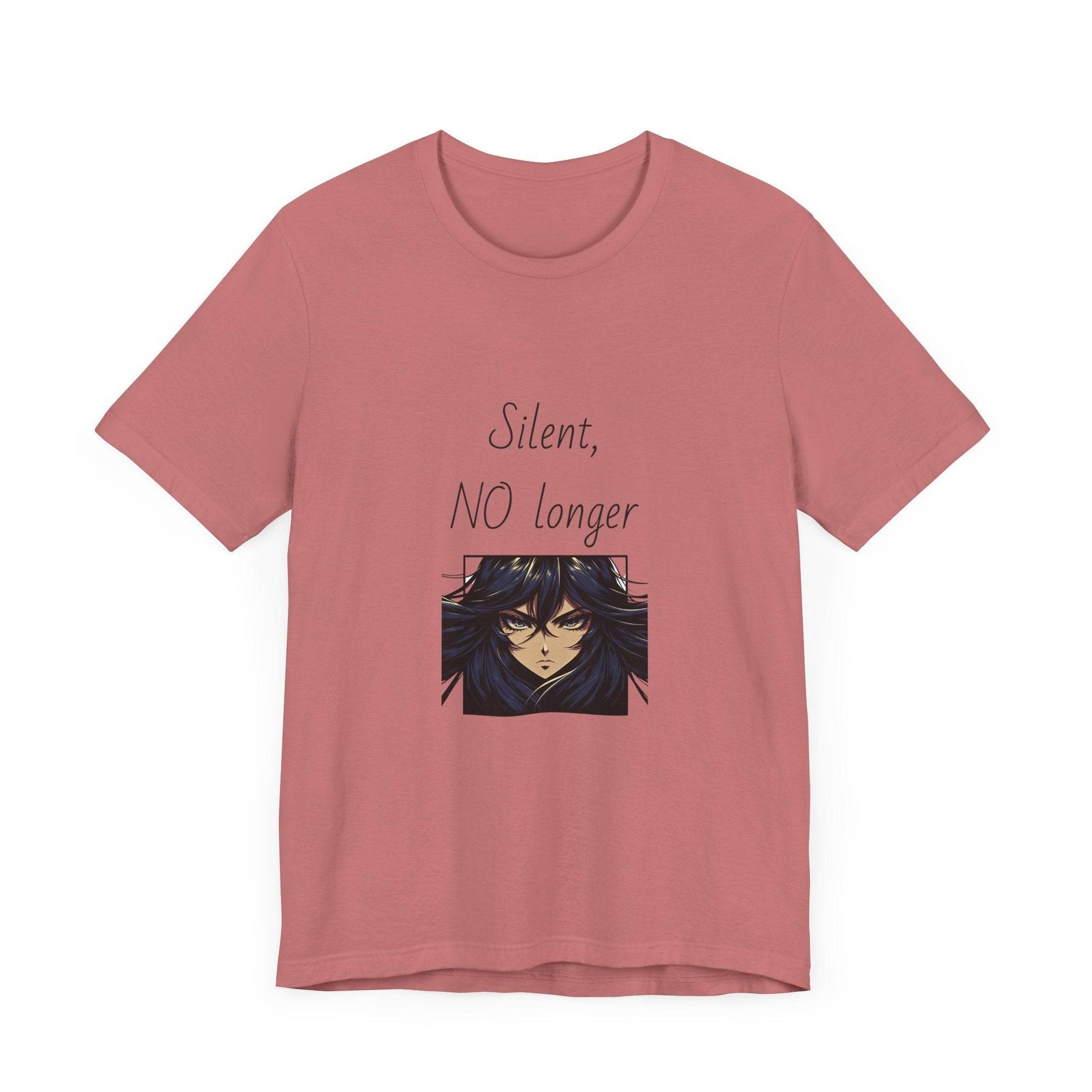 Fierce Survivor Unisex Short Sleeve Tee - Silent, NO longer - The Dreamer's Bookshop.