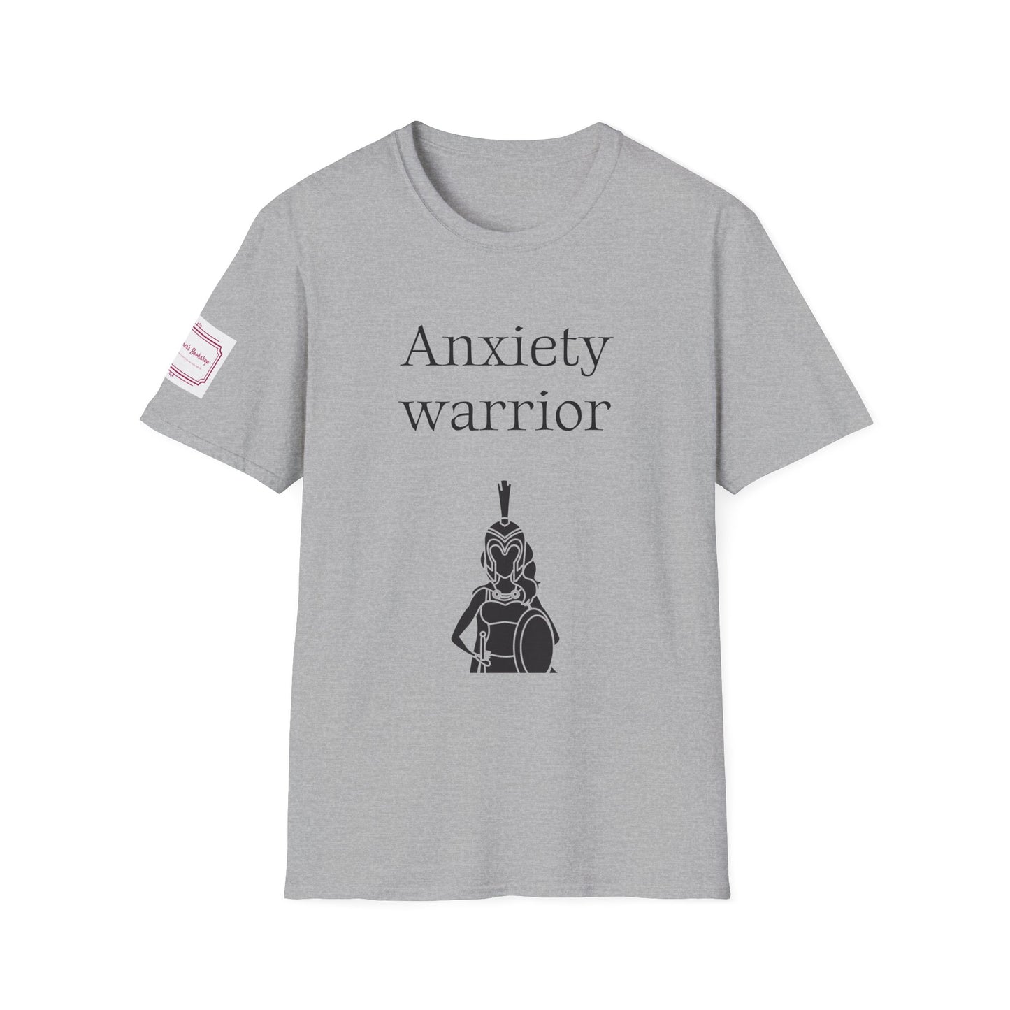 Anxiety Warrior Unisex Softstyle T-Shirt - Empowering Graphic Tee for Mental Health Awareness