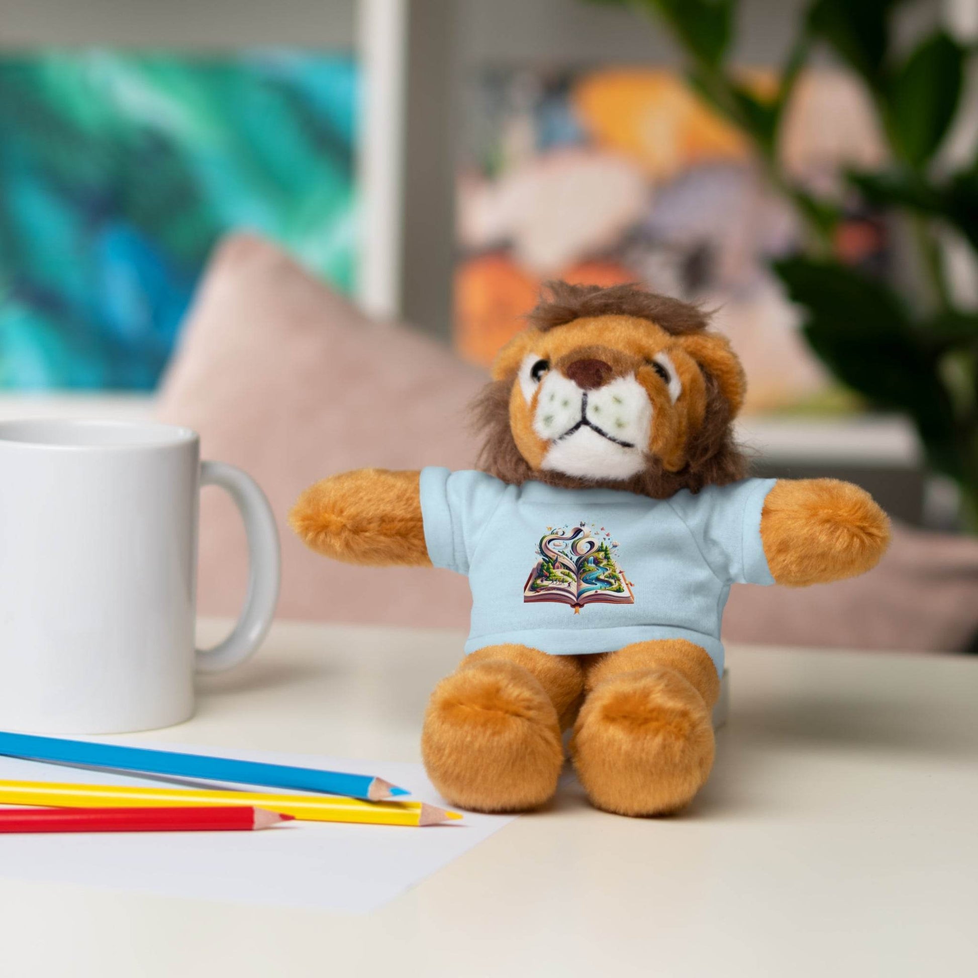 Personalized Stuffed Animal with Tee - Perfect Gift for Kids and Baby Showers - The Dreamer's Bookshop.