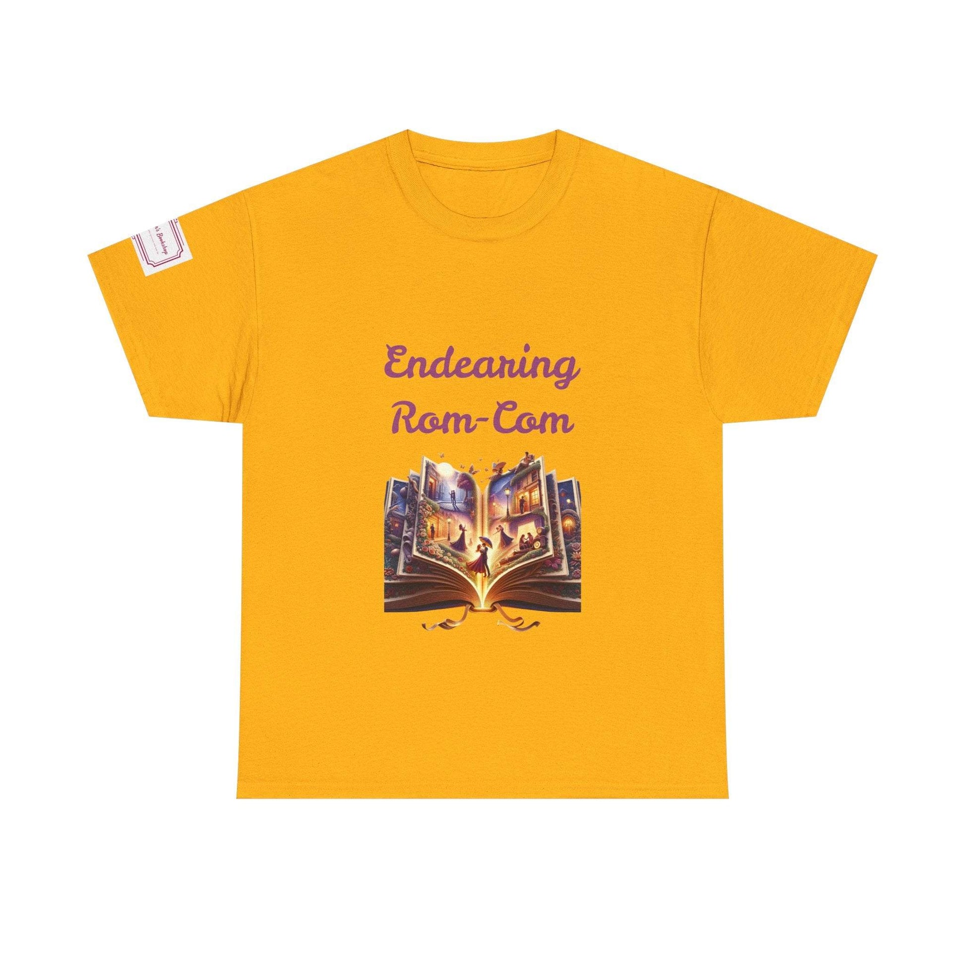 Endearing - Graphic Unisex Heavy Cotton Tee - Rom-Com Books - The Dreamer's Bookshop.