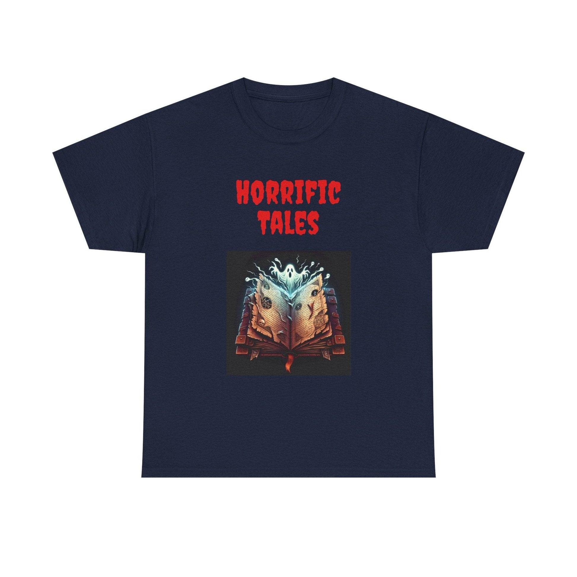 Horrific Tales - A Unisex Heavy Cotton Tee - Perfect for Book Lovers - The Dreamer's Bookshop.