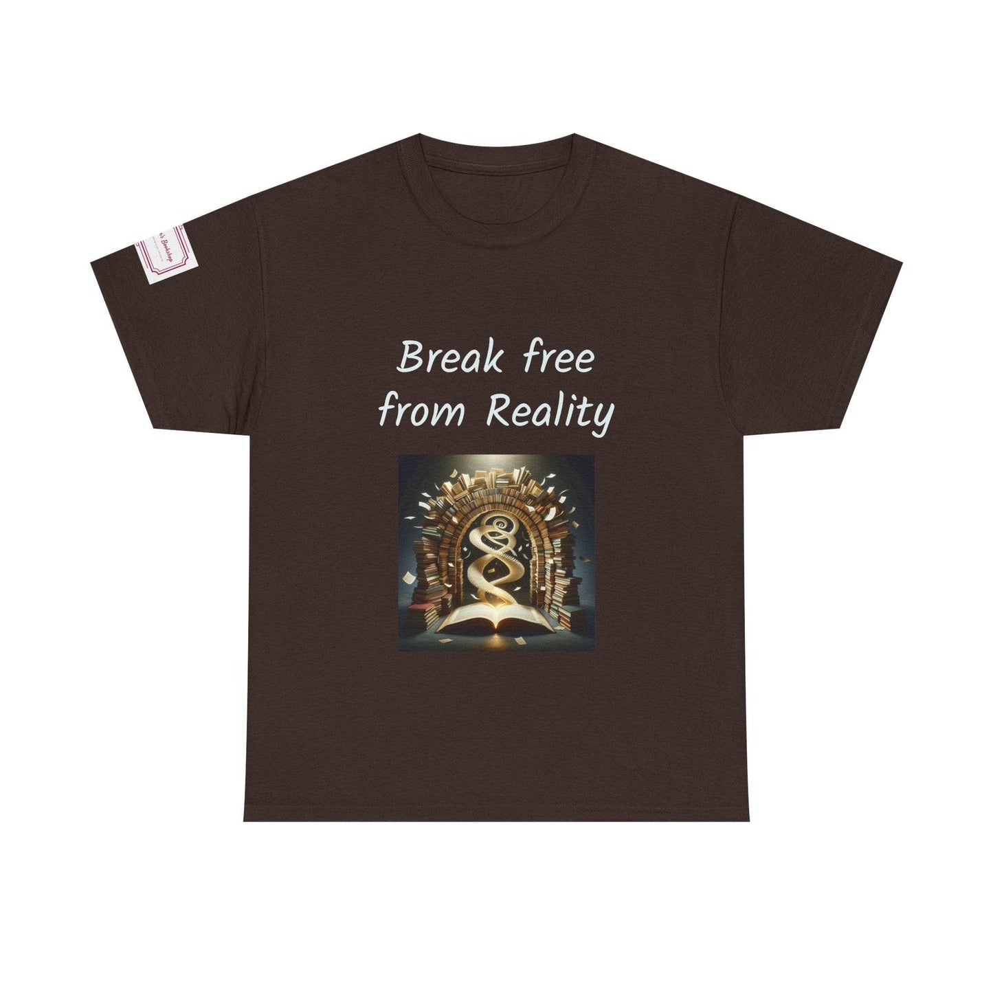 Break Free - Graphic Unisex Heavy Cotton Tee - Book Lovers - The Dreamer's Bookshop.