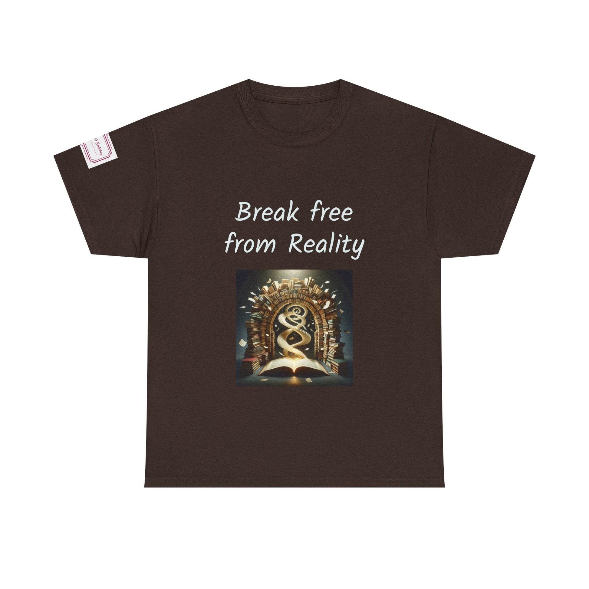 Break Free - Graphic Unisex Heavy Cotton Tee - Book Lovers - The Dreamer's Bookshop.
