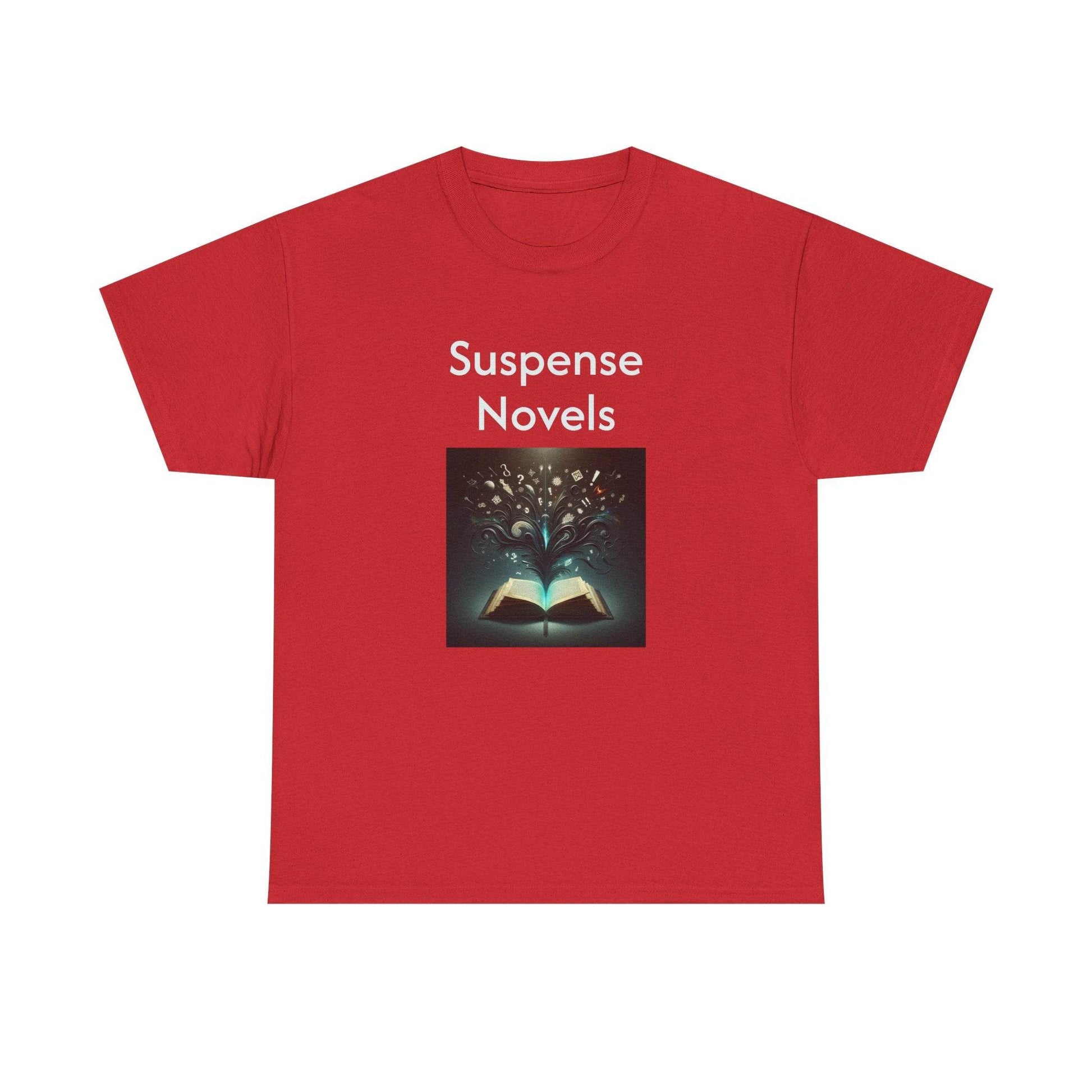 Fiction - Graphic Tee - Unisex Heavy Cotton T-Shirt Suspense Novels - The Dreamer's Bookshop.
