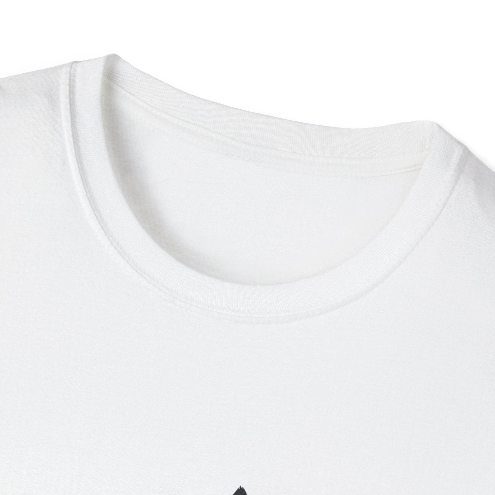 Unisex Softstyle T-Shirt - Vintage Cat Book Stack Booklover - The Dreamer's Bookshop.