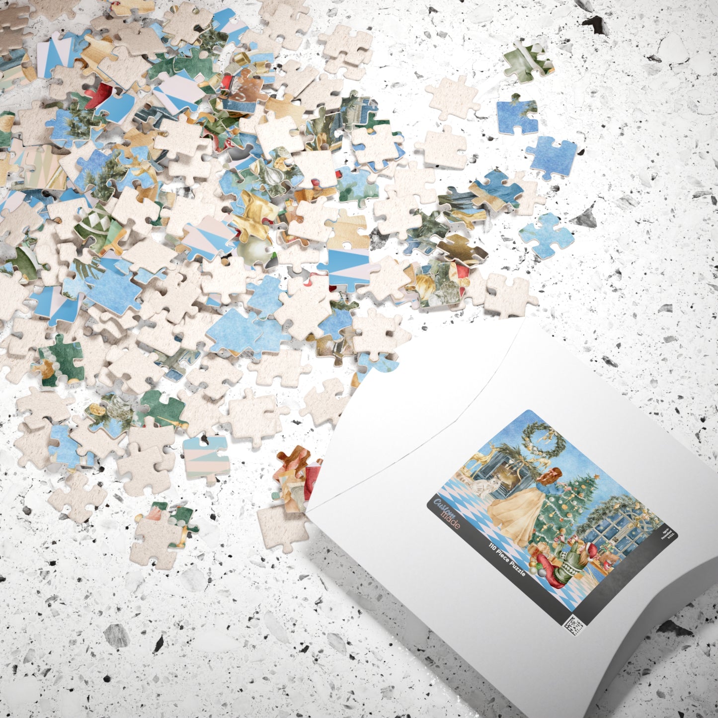 Christmas Morning Family Puzzle — Holiday Scene Jigsaw (110/252/520/1014 pcs)