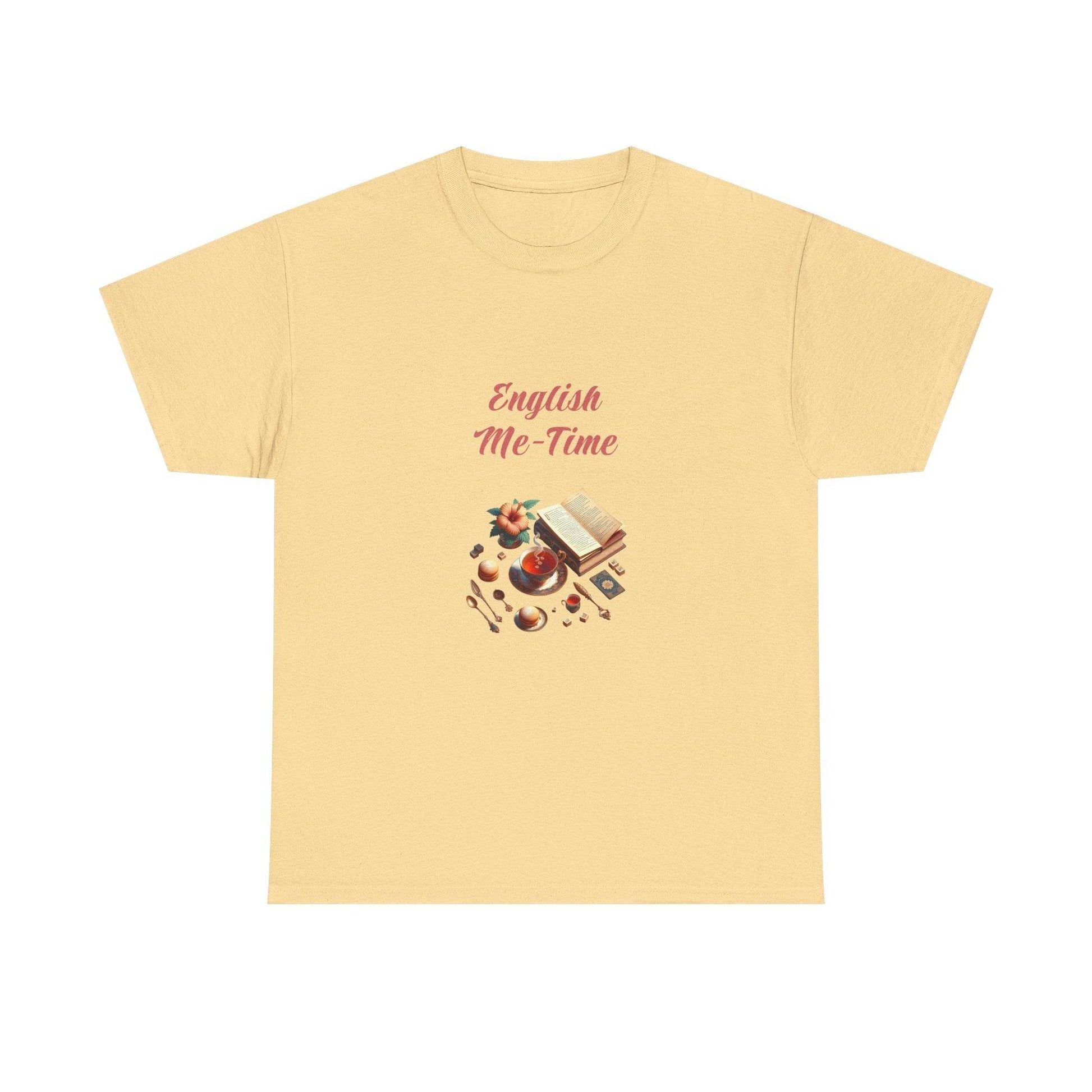 English Me-Time - A Unisex Heavy Cotton Tee - Perfect for Book Lovers - The Dreamer's Bookshop.