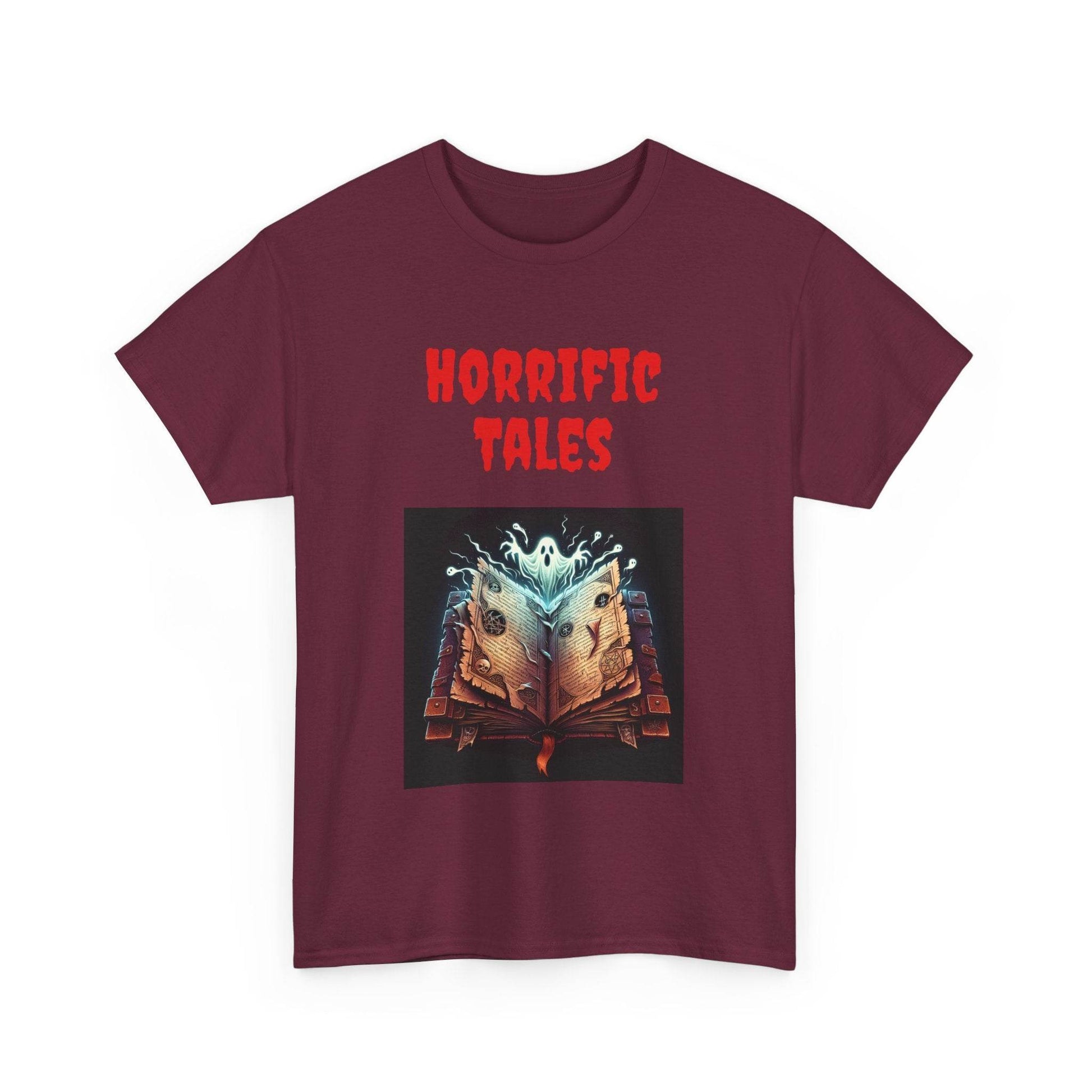 Horrific Tales - A Unisex Heavy Cotton Tee - Perfect for Book Lovers - The Dreamer's Bookshop.