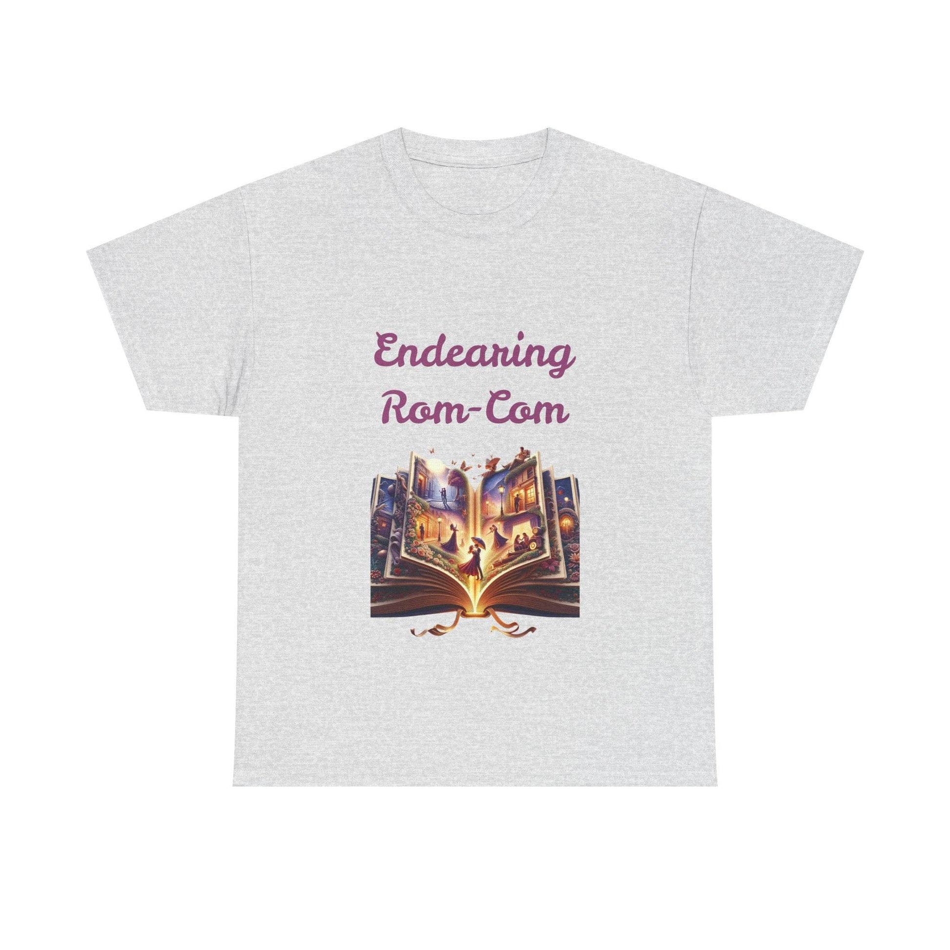Endearing - Unisex Heavy Cotton Tee - Rom-Com Books - The Dreamer's Bookshop.