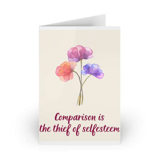 The Dreamer's Bookshop - Love Yourself Card "Comparison" - The Dreamer's Bookshop.
