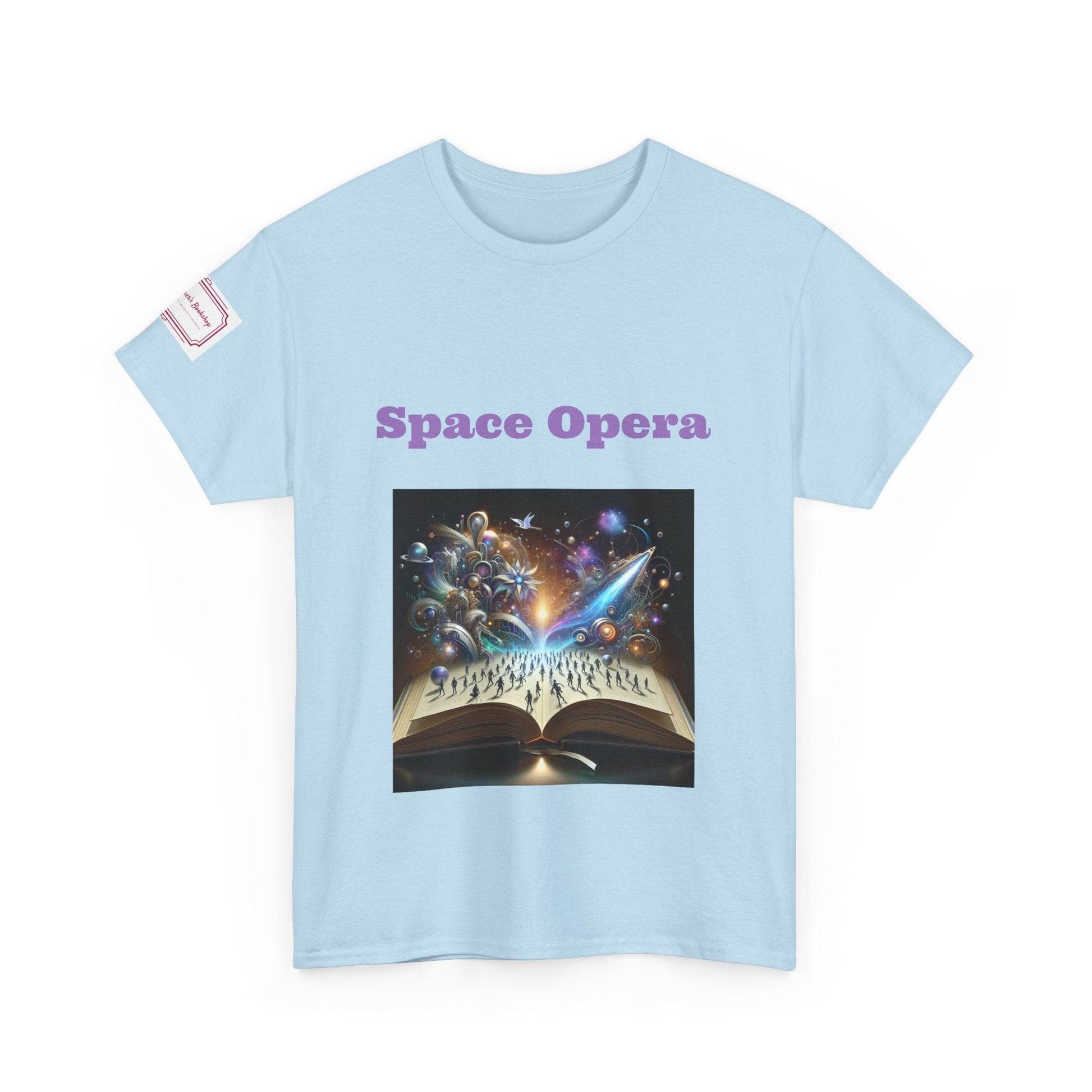 Space Opera - Graphic Unisex Heavy Cotton Tee - Sci-Fi Books - The Dreamer's Bookshop.