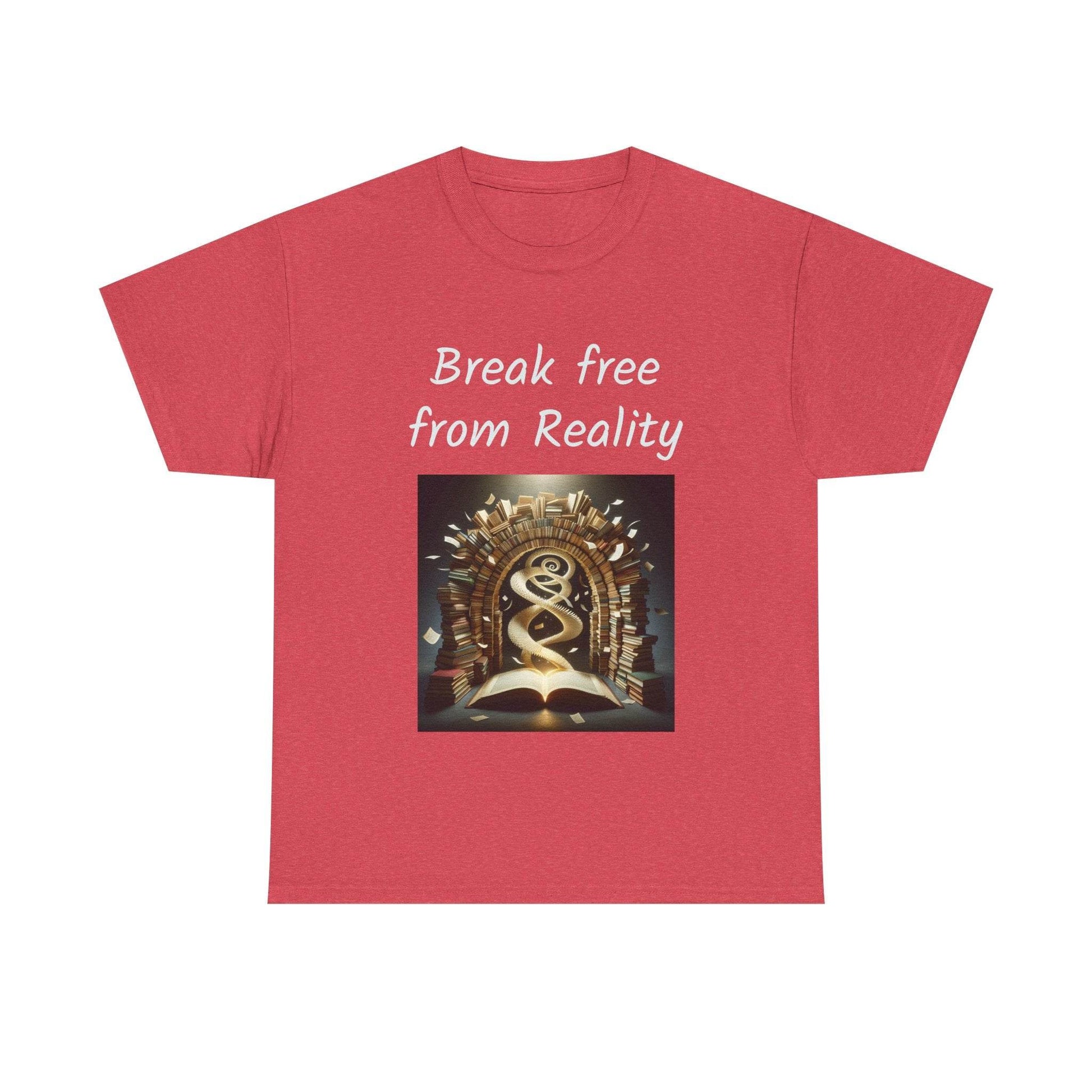 Break Free - Unisex Heavy Cotton Tee - Book Lovers - The Dreamer's Bookshop.