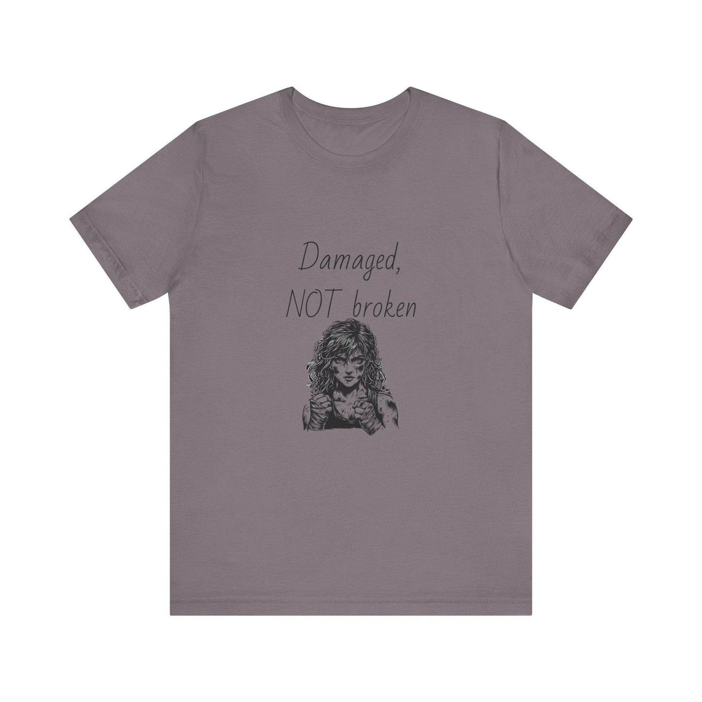 Fierce Survivor Unisex Short Sleeve Tee - Damaged, NOT broken - The Dreamer's Bookshop.