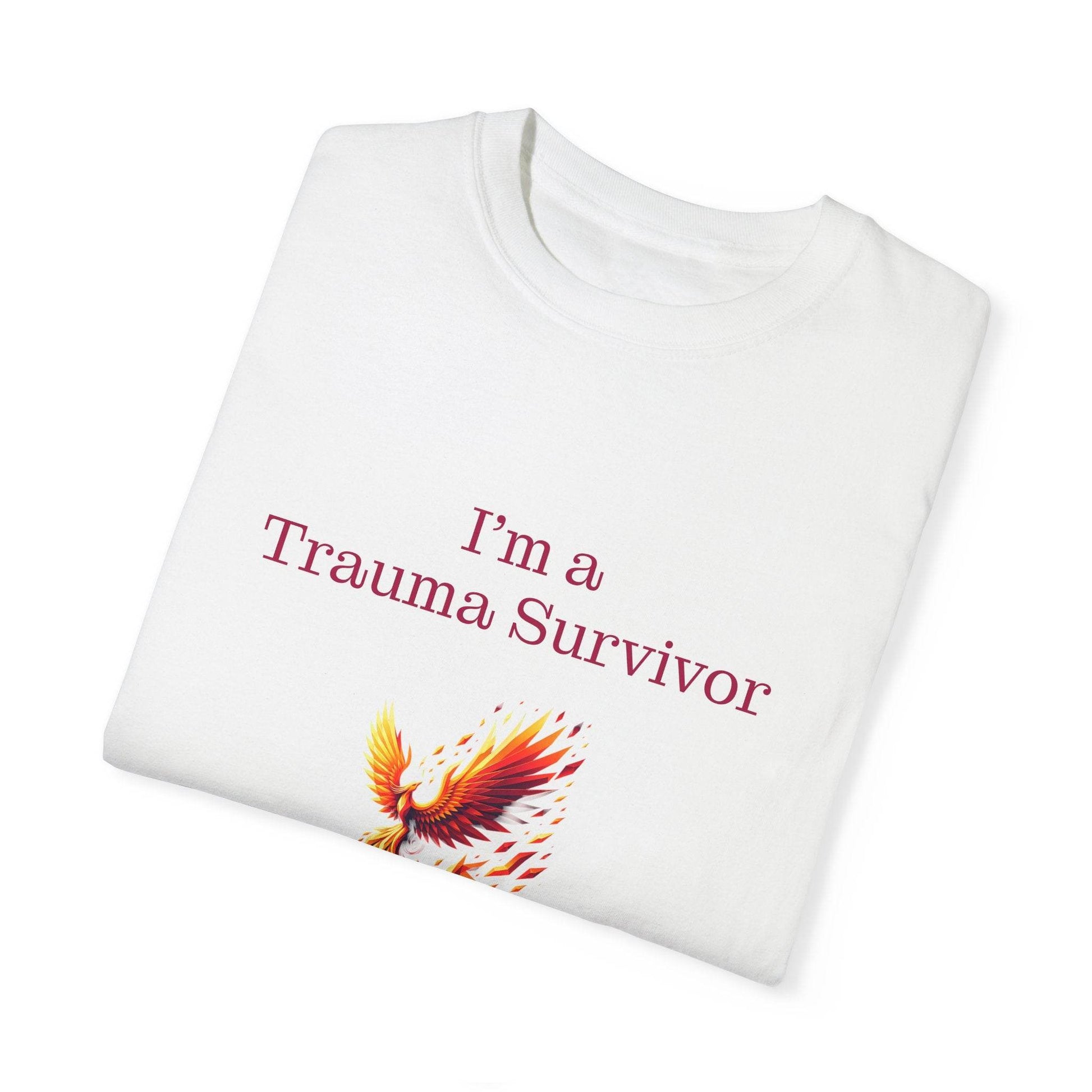 Trauma Survivor Unisex T-Shirt - Empowering Tee for Healthcare Awareness - The Dreamer's Bookshop.