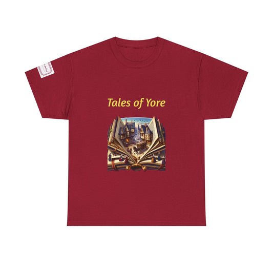 Tales of Yore - Graphic Unisex Heavy Cotton Tee - Historical Books - The Dreamer's Bookshop.