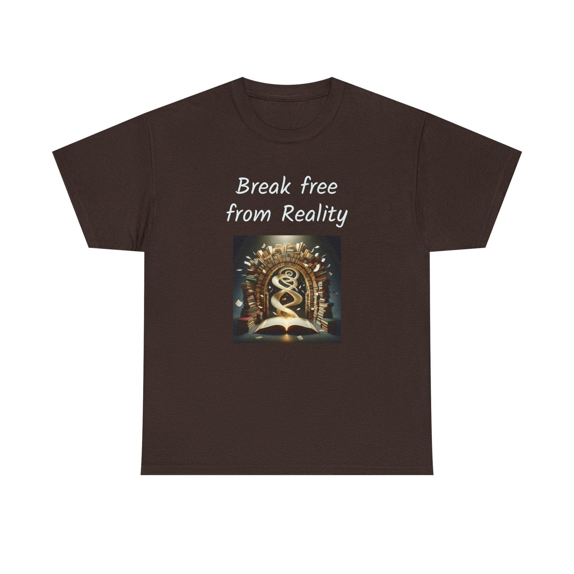 Break Free - Graphic Tee - Unisex Heavy Cotton T-Shirt - Book Lovers - The Dreamer's Bookshop.