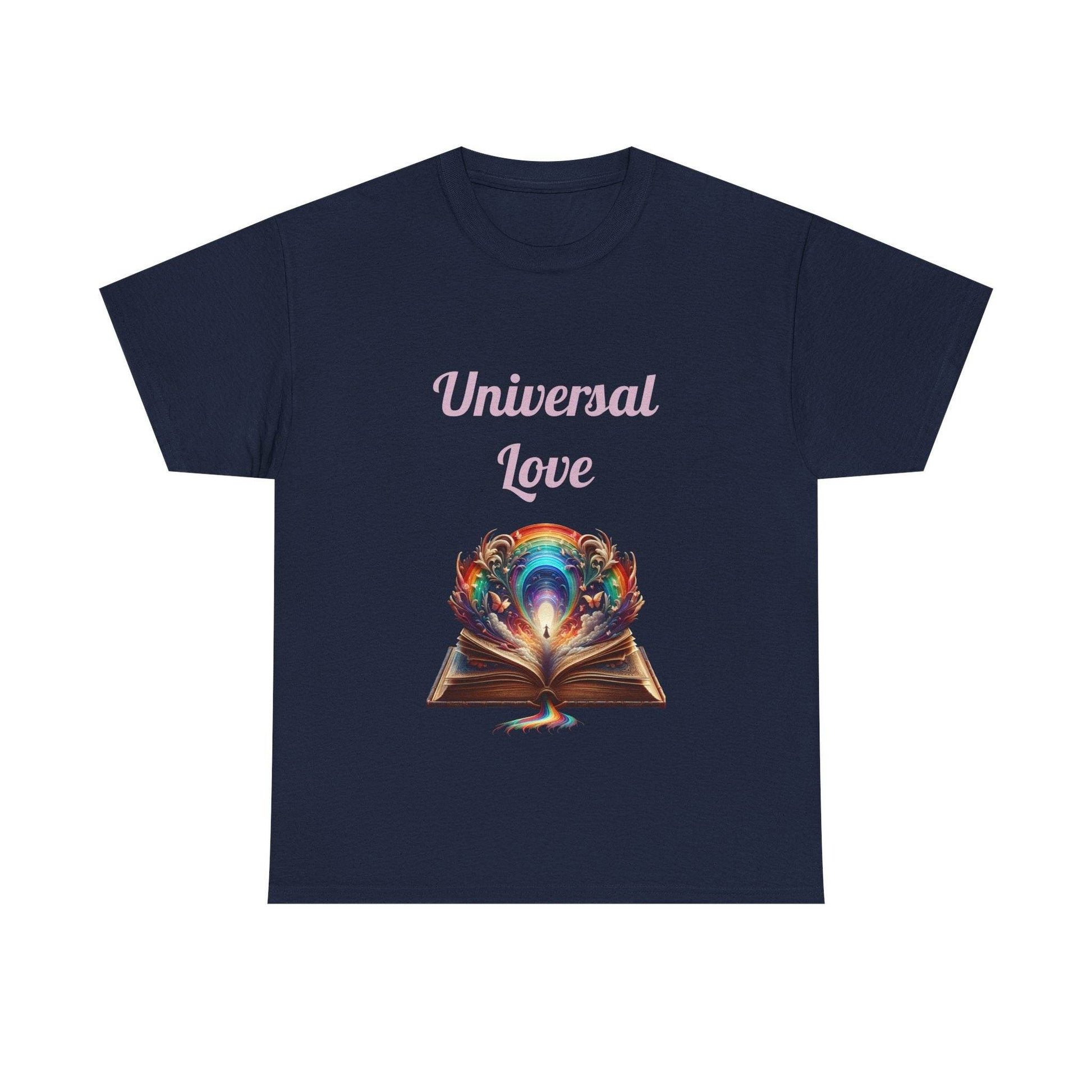 Universal Love - Unisex Heavy Cotton Tee - Queer Romance Books - The Dreamer's Bookshop.