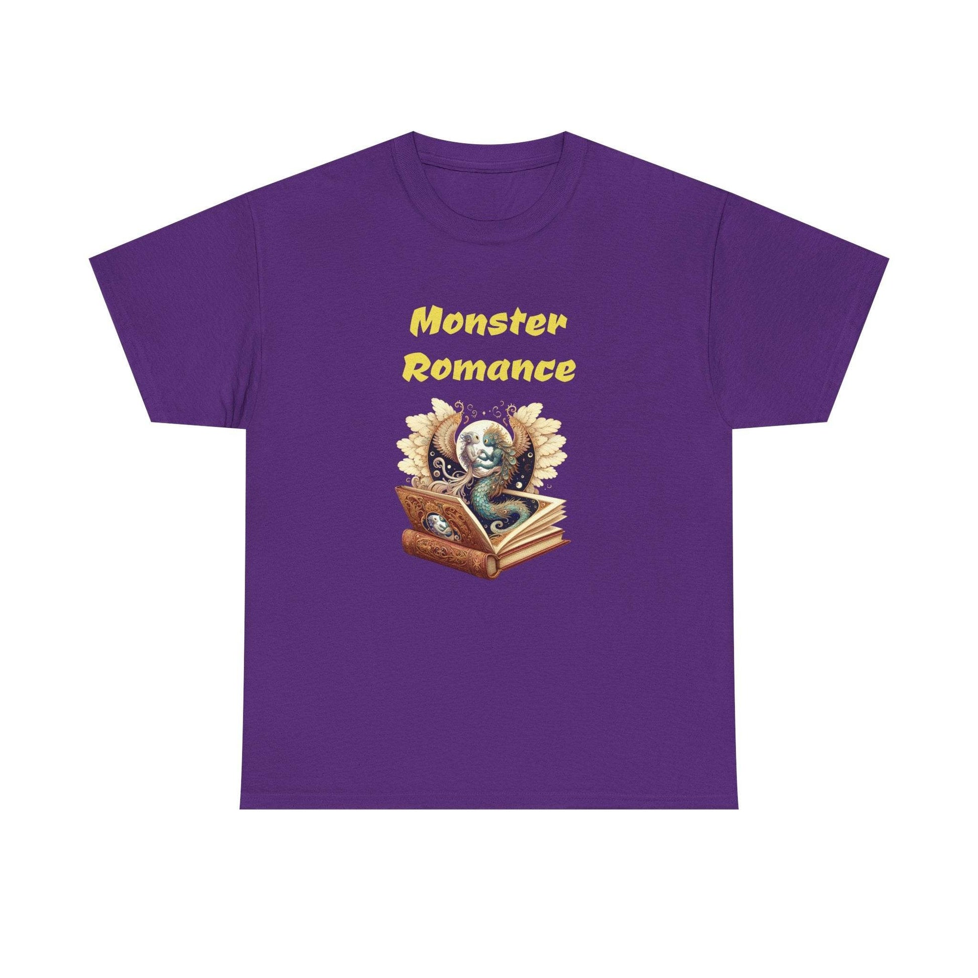 Fantasy - Graphic Tee - Unisex Heavy Cotton T-Shirt Monster Romance Books - The Dreamer's Bookshop.