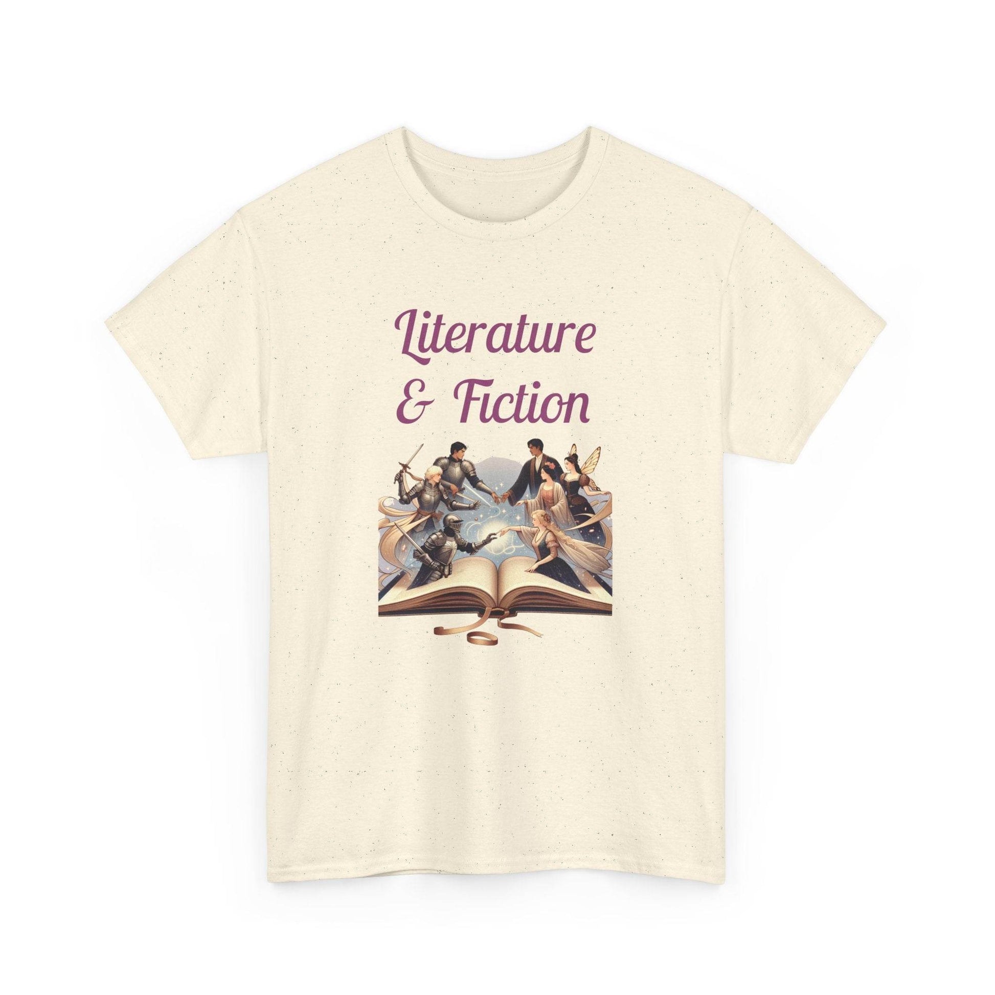 Fiction - Graphic Tee - Unisex Heavy Cotton T-Shirt Literature Books - The Dreamer's Bookshop.