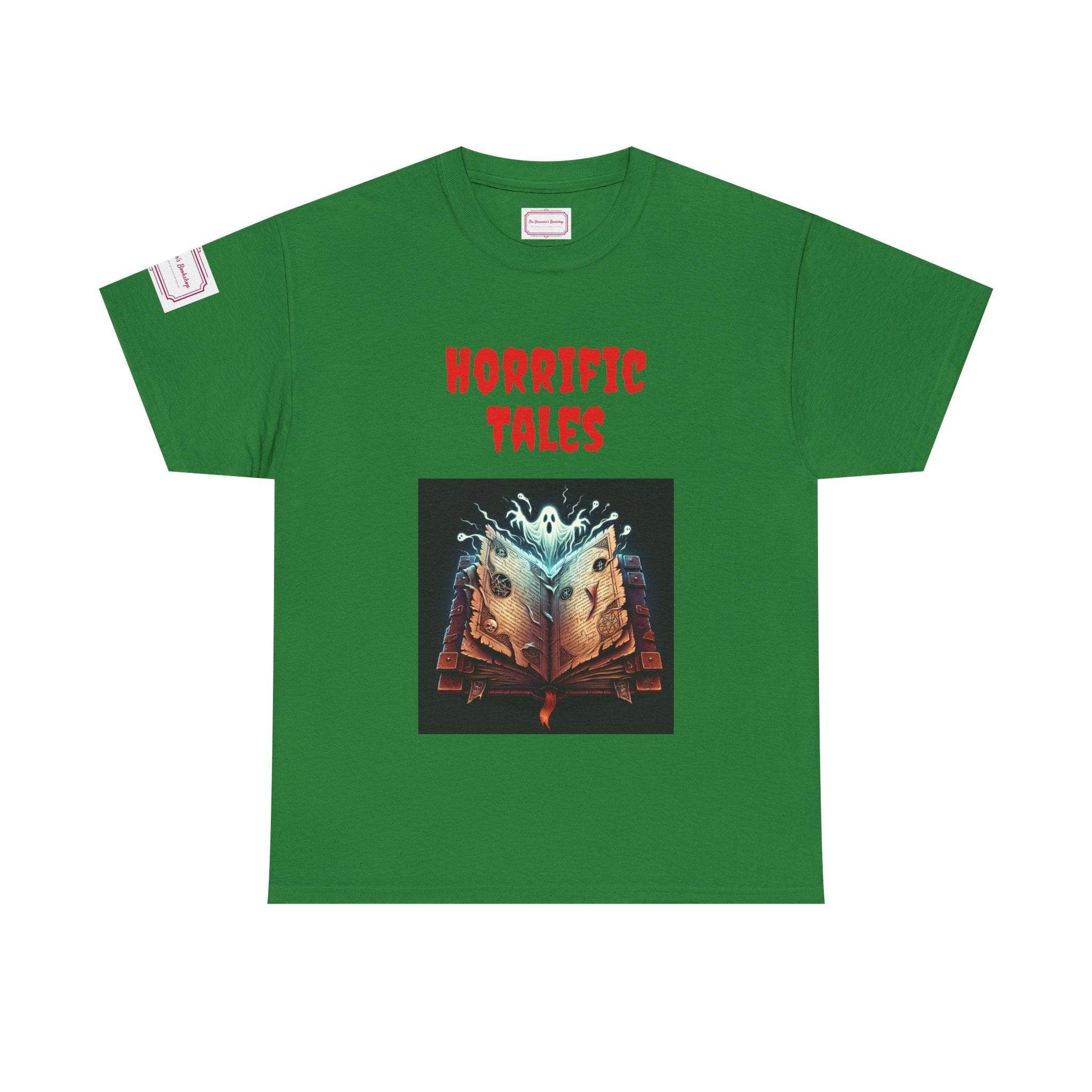 Horrific Tales - Unisex Heavy Cotton Tee - Perfect for Book Lovers - The Dreamer's Bookshop.