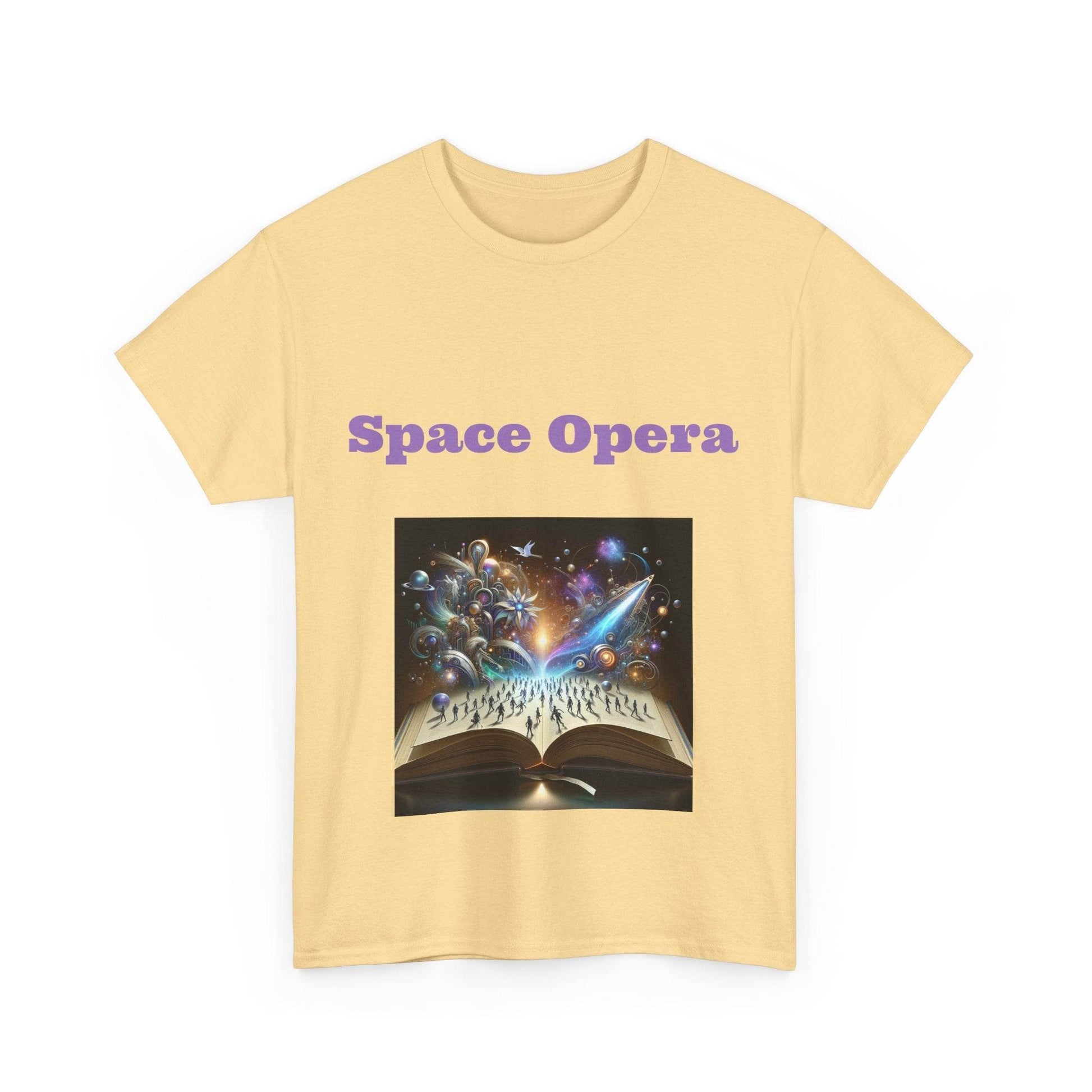 Space Opera - Unisex Heavy Cotton Tee - Sci-Fi Books - The Dreamer's Bookshop.
