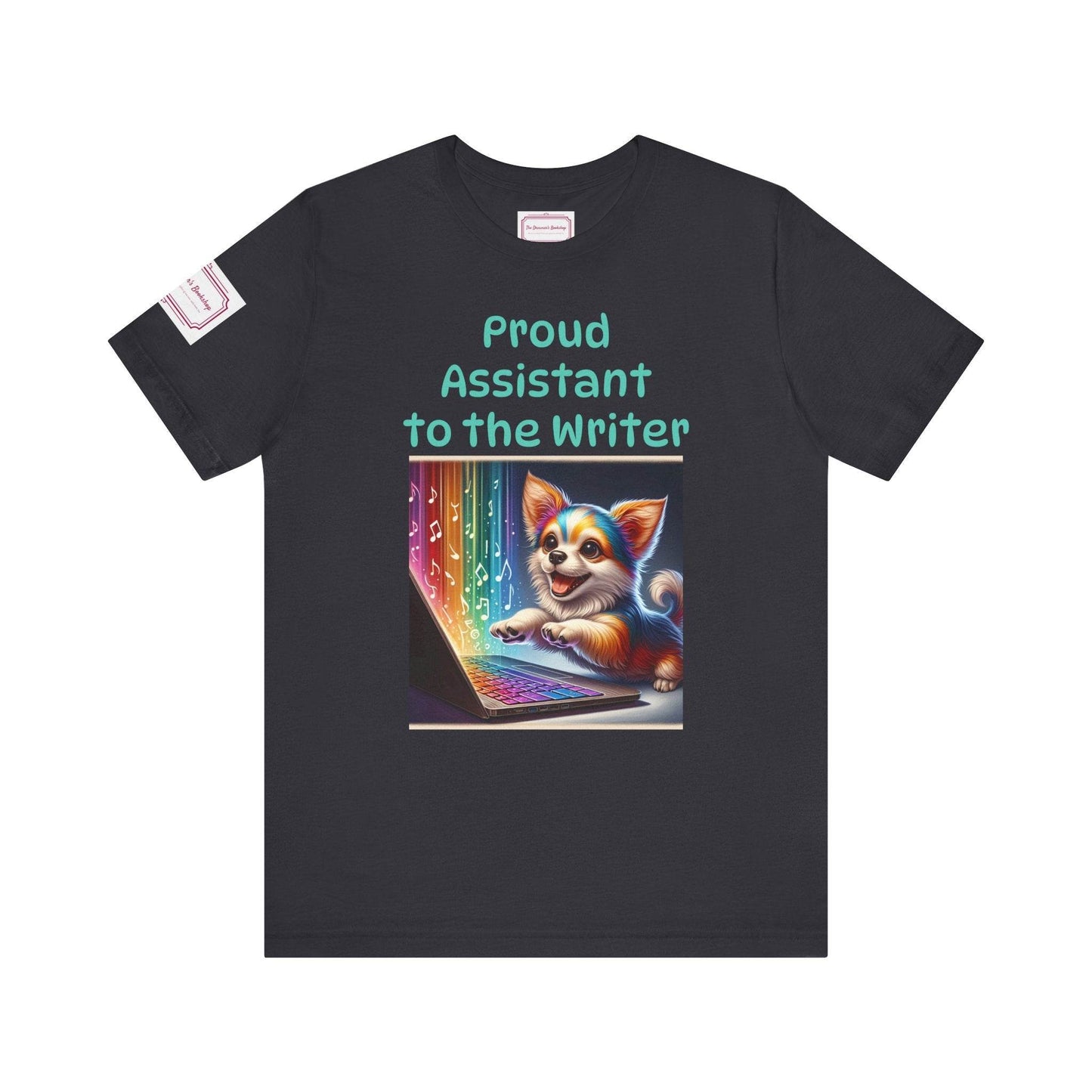 Assistant Writer Tee - Fun Short Sleeve Shirt for Writers & Book Lovers - The Dreamer's Bookshop.
