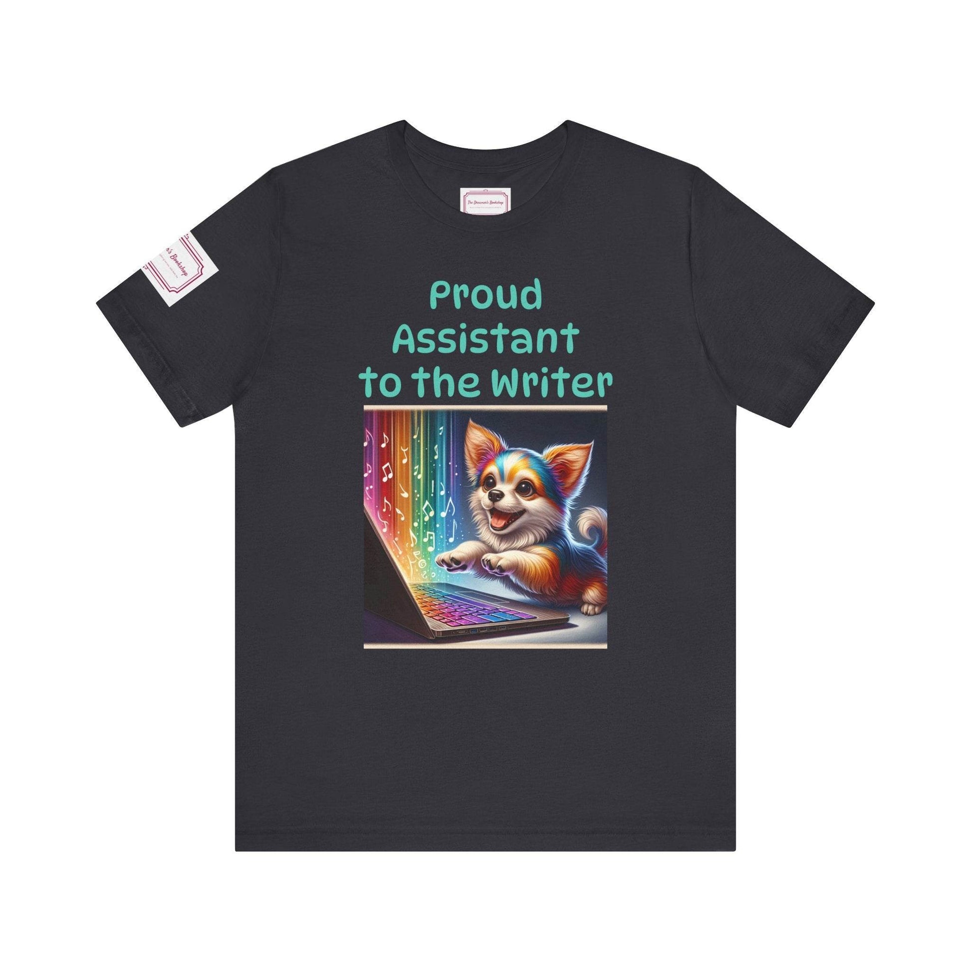 Assistant Writer Tee - Fun Short Sleeve Shirt for Writers & Book Lovers - The Dreamer's Bookshop.