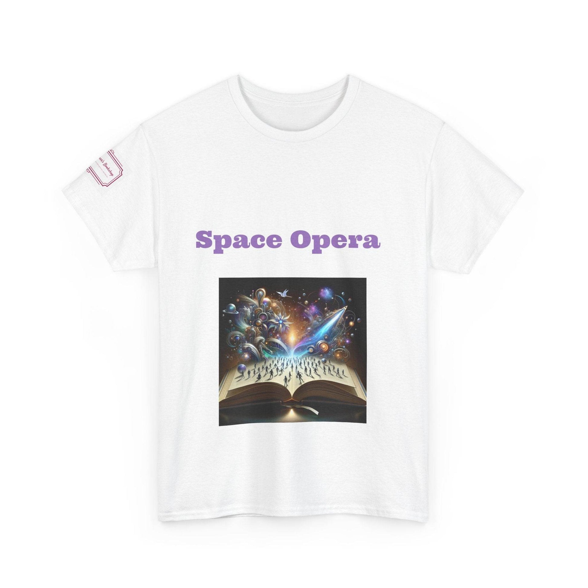 Space Opera - Unisex Heavy Cotton Tee - Sci-Fi Books - The Dreamer's Bookshop.