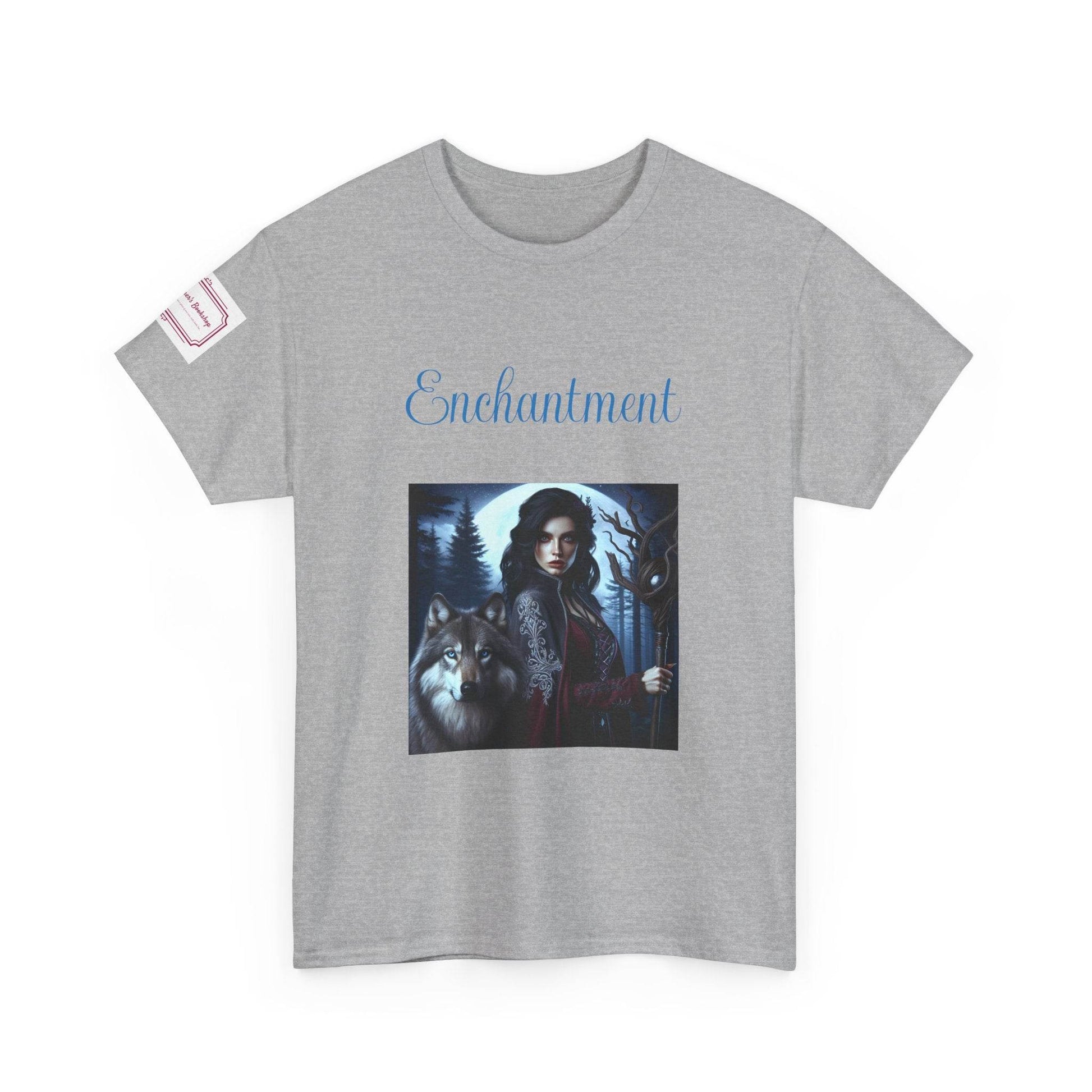 Enchanting Forest Unisex Heavy Cotton Tee - Perfect for Mystical Occasions - The Dreamer's Bookshop.