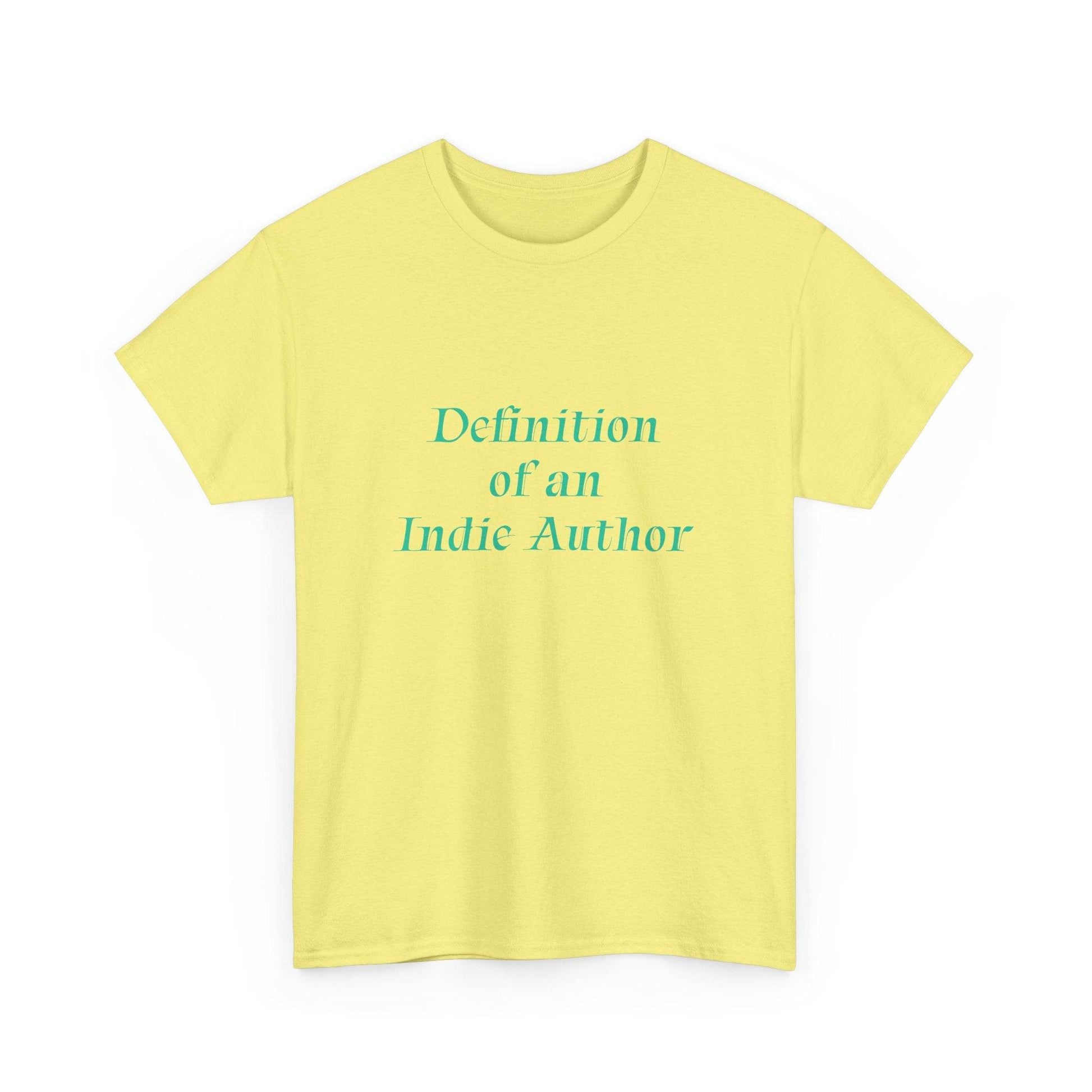 Indie Author - Unisex Heavy Cotton Tee - Creative Apparel - The Dreamer's Bookshop.
