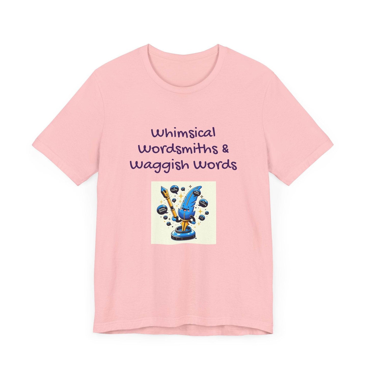 Whimsical Wordsmith Unisex Jersey Tee - Fun Graphic for Writers & Word Lovers - The Dreamer's Bookshop.