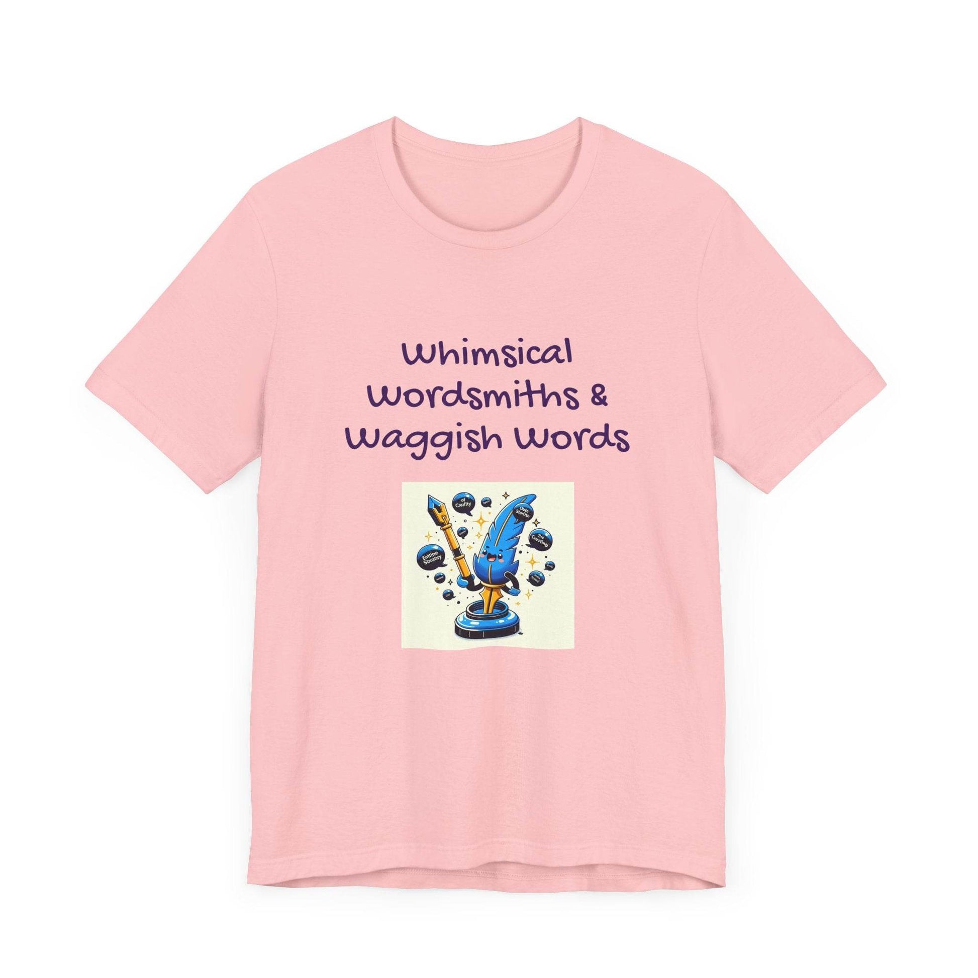 Whimsical Wordsmith Unisex Jersey Tee - Fun Graphic for Writers & Word Lovers - The Dreamer's Bookshop.