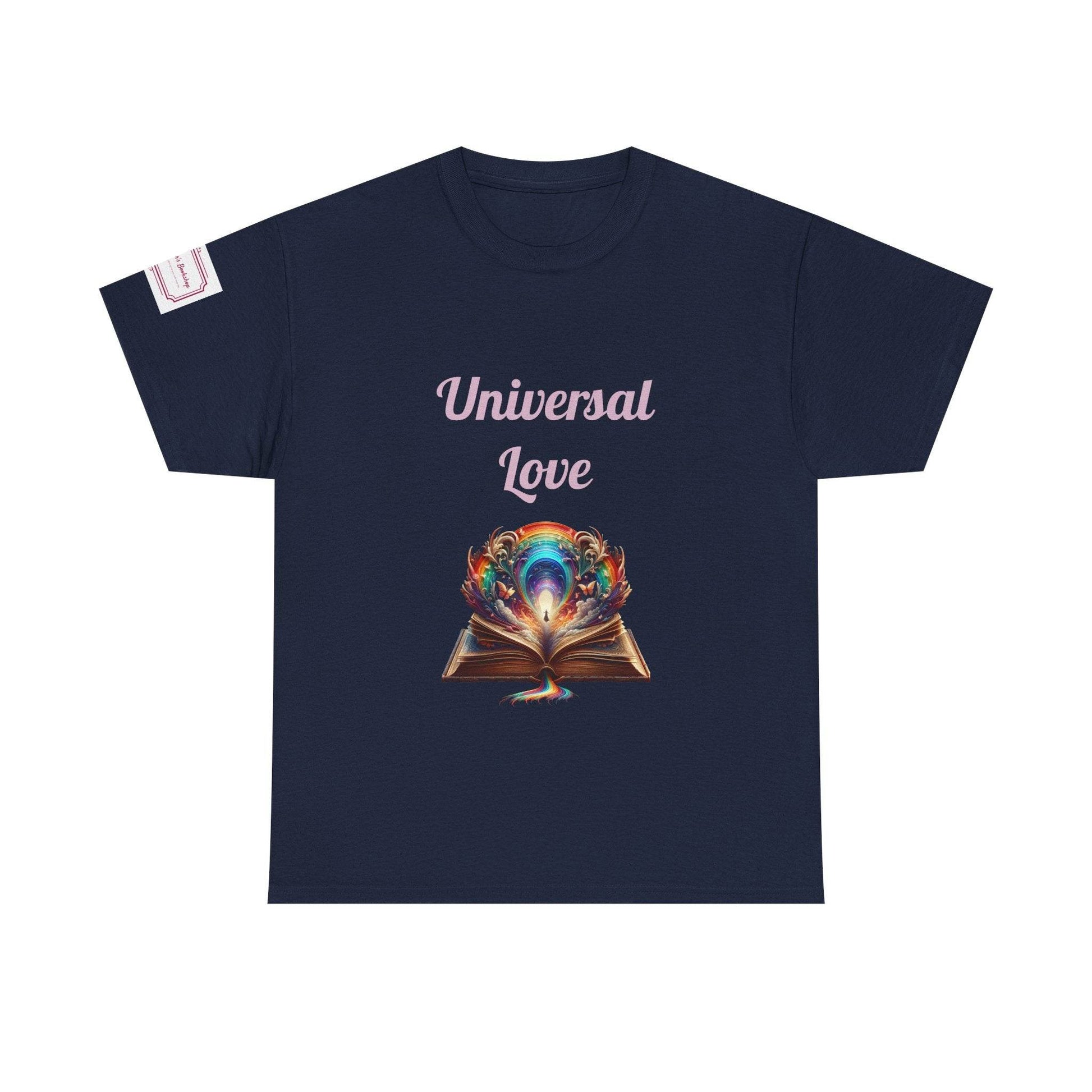 Universal Love - Unisex Heavy Cotton Tee - Queer Romance Books - The Dreamer's Bookshop.