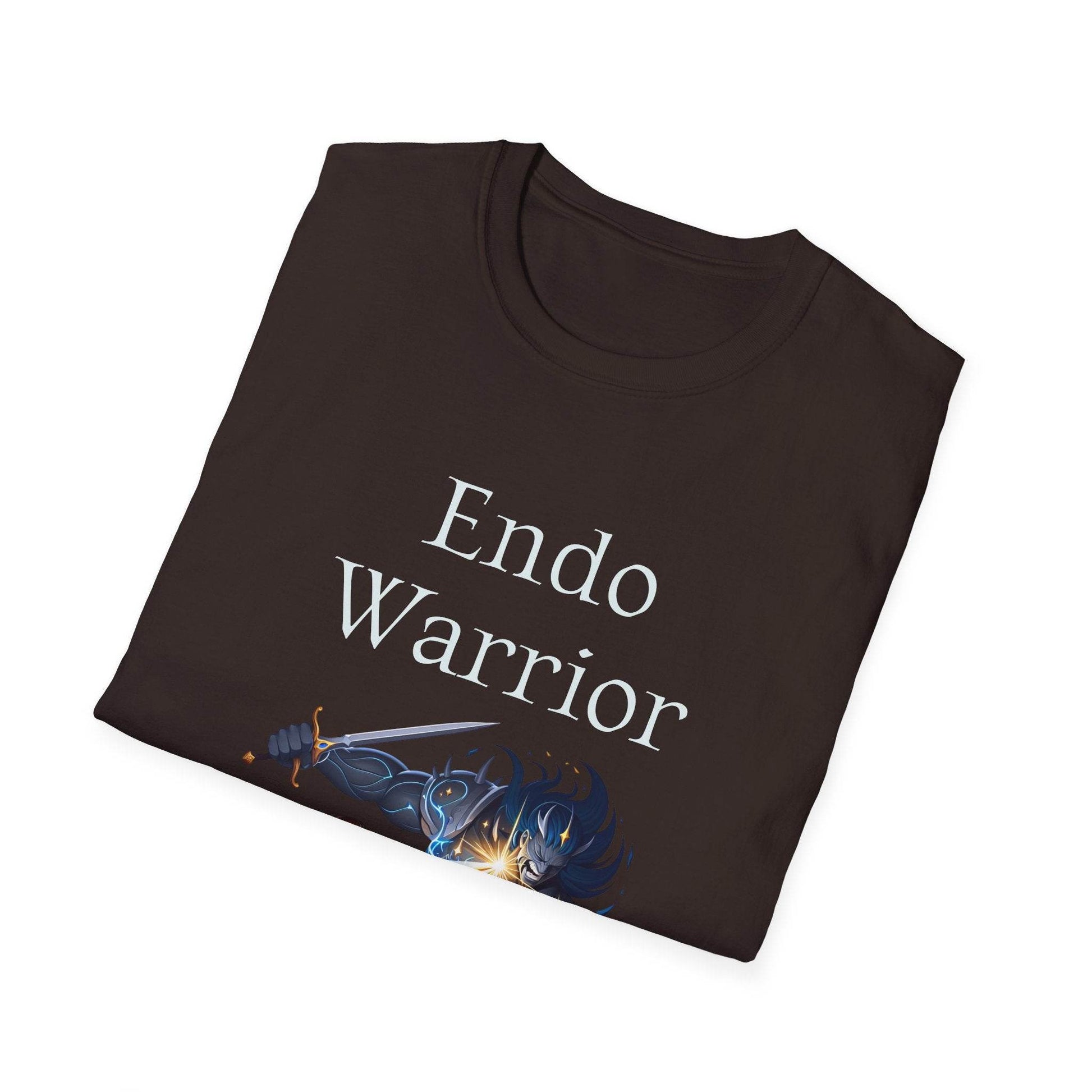 Endometriosis Warrior Unisex Softstyle T-Shirt - Empowering Battle for Women's Health - The Dreamer's Bookshop.