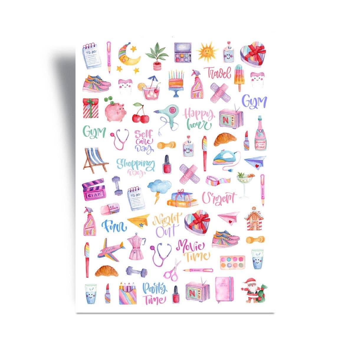 Very Wonder di Chiara Veri - Stickers - dagelijkse routine - The Dreamer's Bookshop.