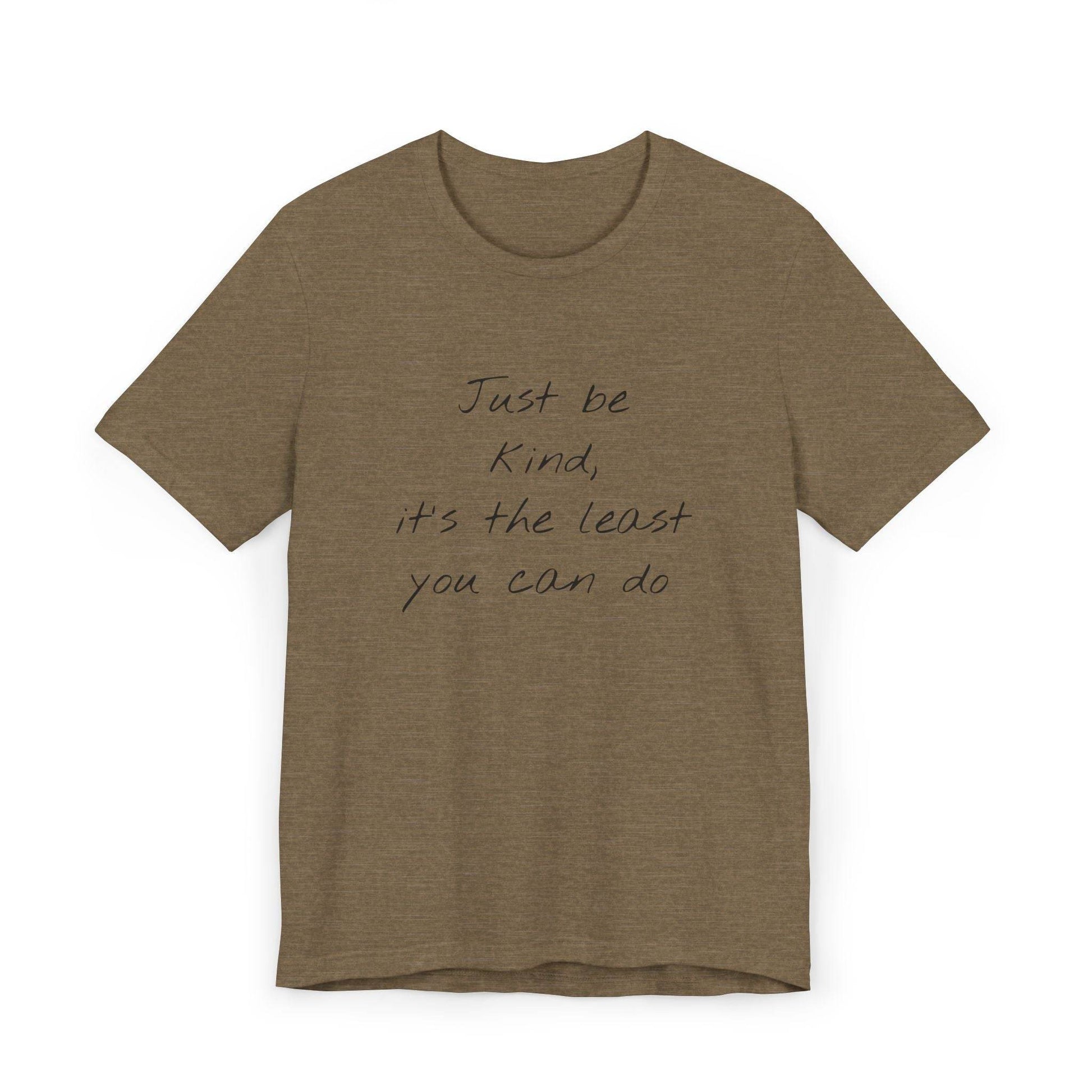 Inspirational Unisex Jersey T-Shirt - Be Kind Vibe - The Dreamer's Bookshop.