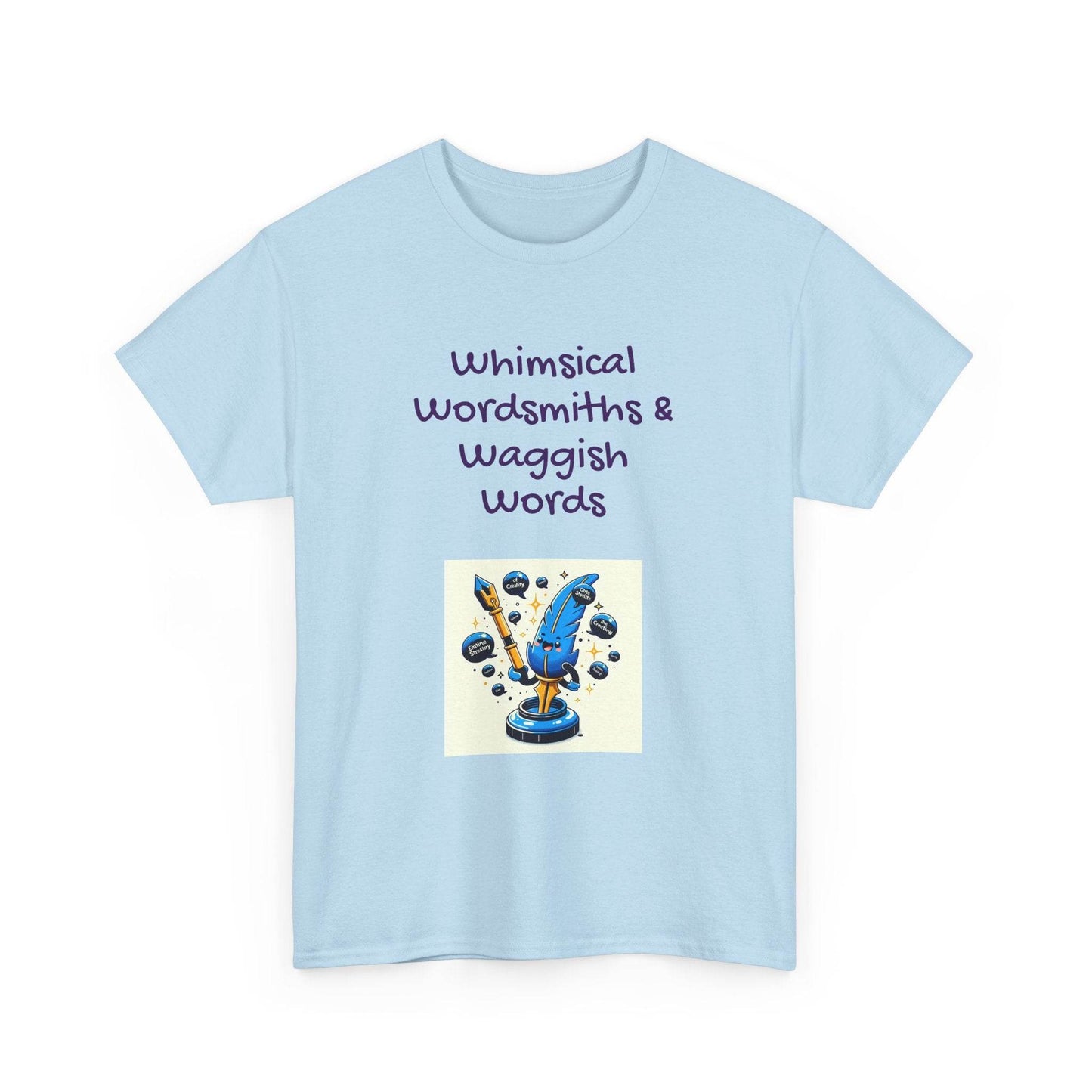 Whimsical Words Unisex Cotton Tee - Fun Graphic T-Shirt for Word Lovers - The Dreamer's Bookshop.