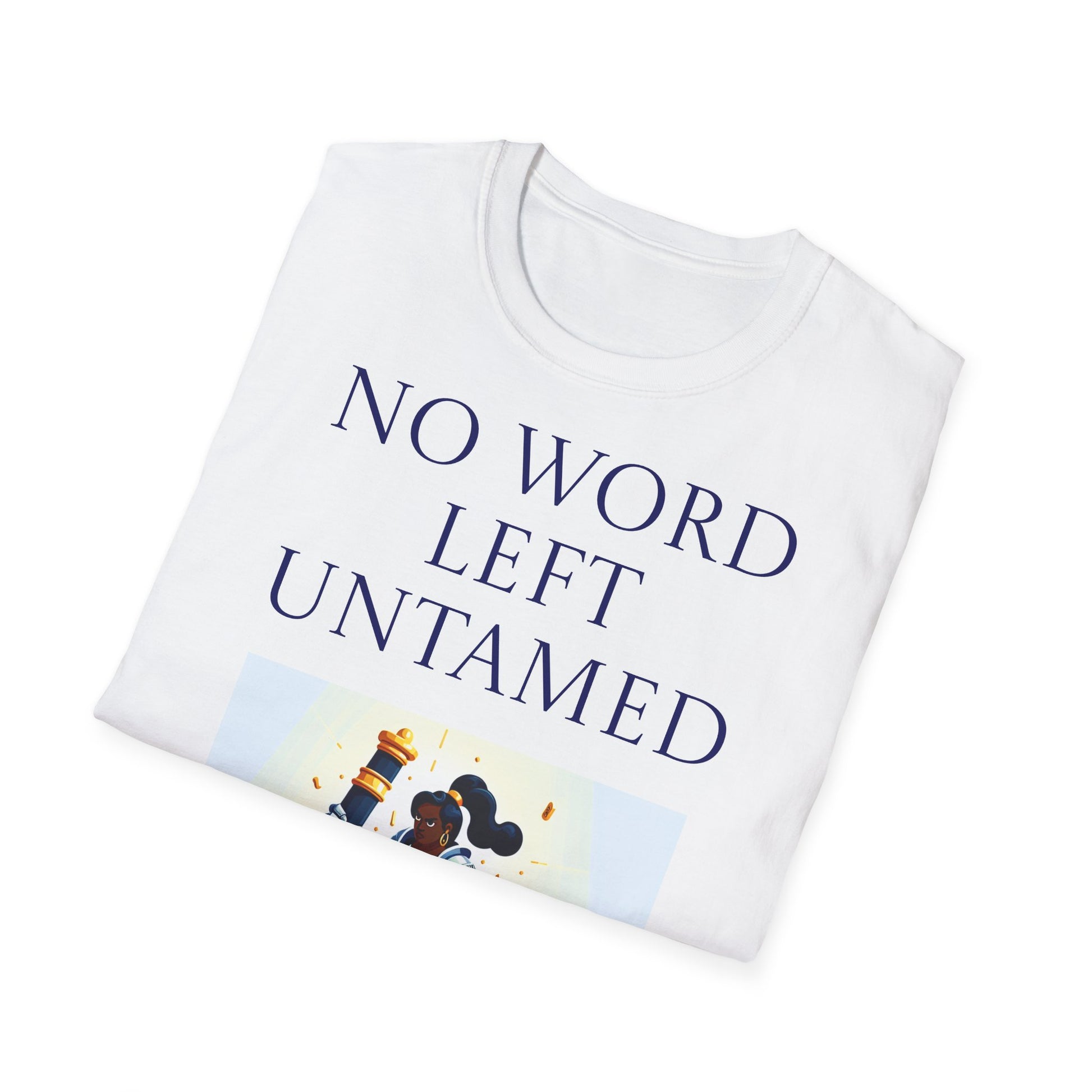 Unisex -Inspired T-Shirt - "No Word" - Perfect for Book Lovers - The Dreamer's Bookshop.